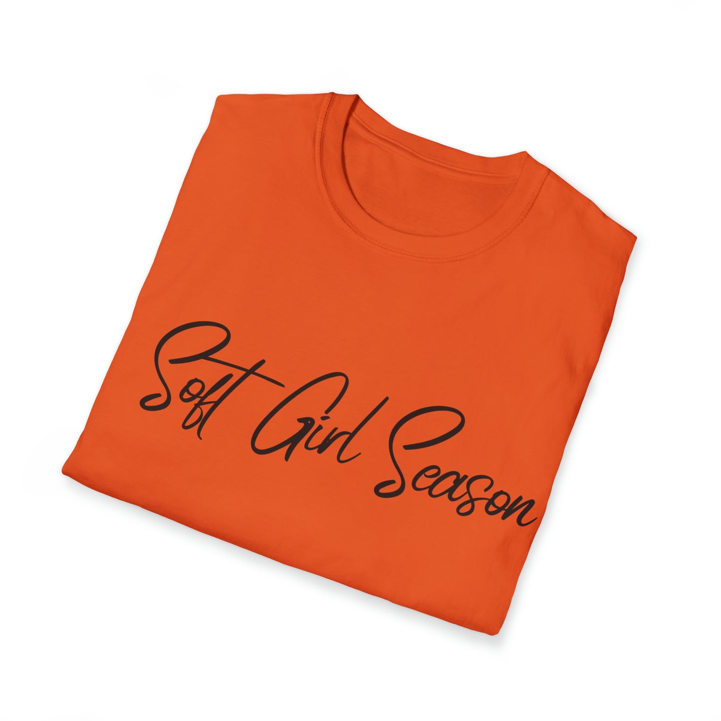 Soft Girl Season Unisex Softstyle T-Shirt (Multiple Colors)