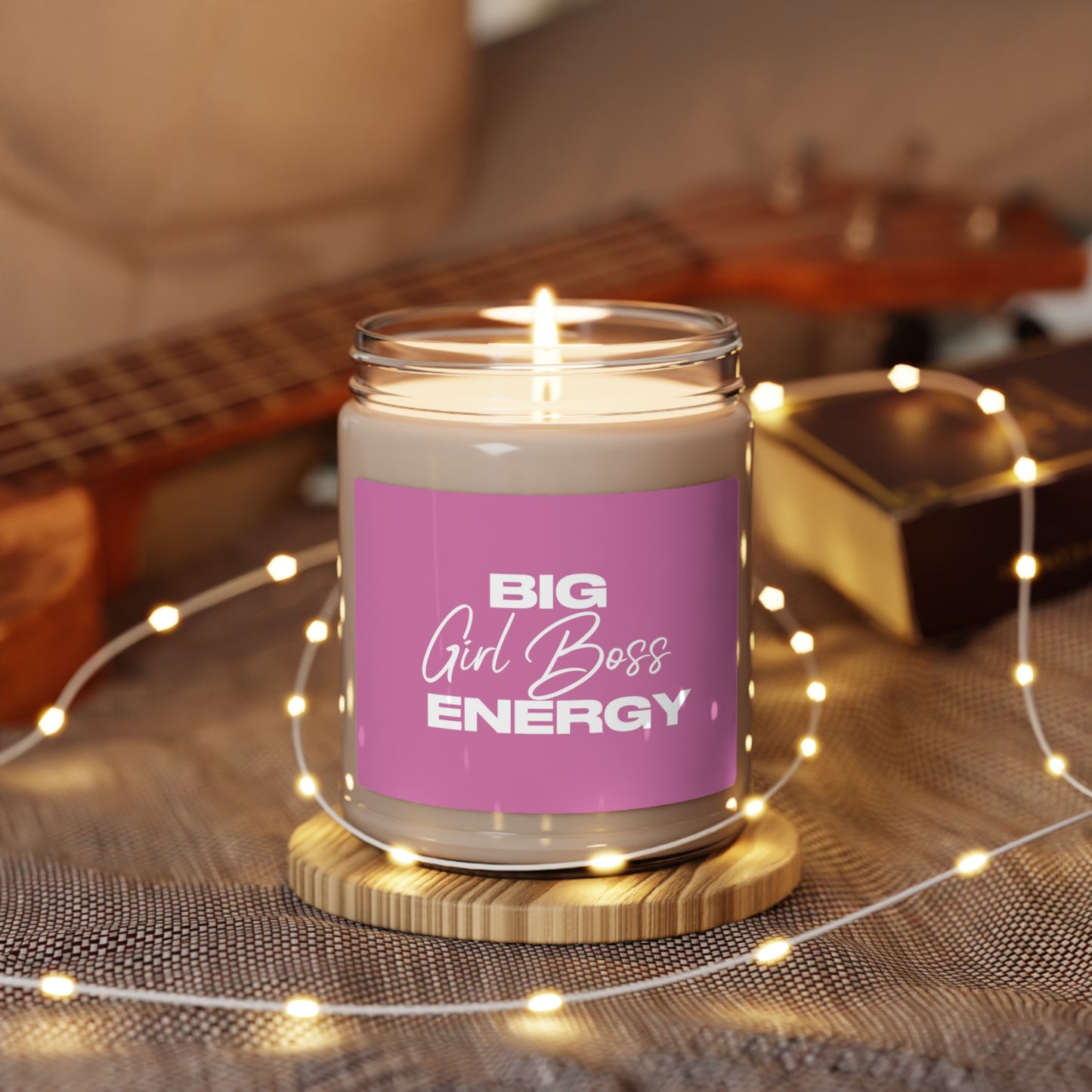 Girl Boss Scented Soy Candle, 9oz (Purple)