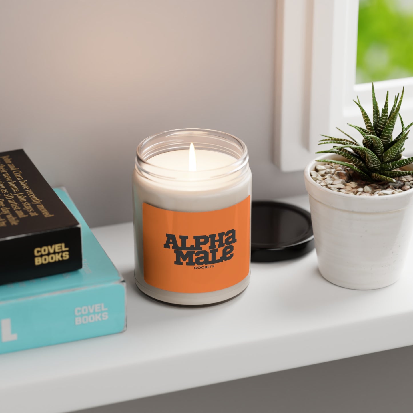 Alpha Male Scented Soy Candle, 9oz (Orange)