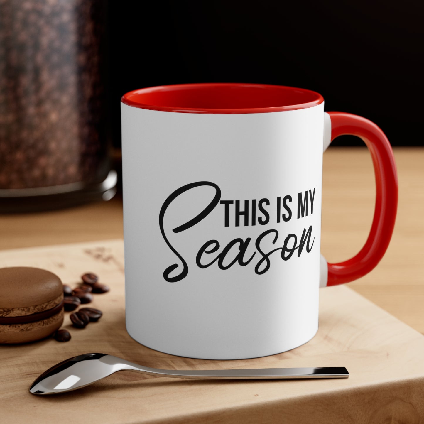 This is My Season Accent Coffee Mug, 11oz (Multiple Colors)