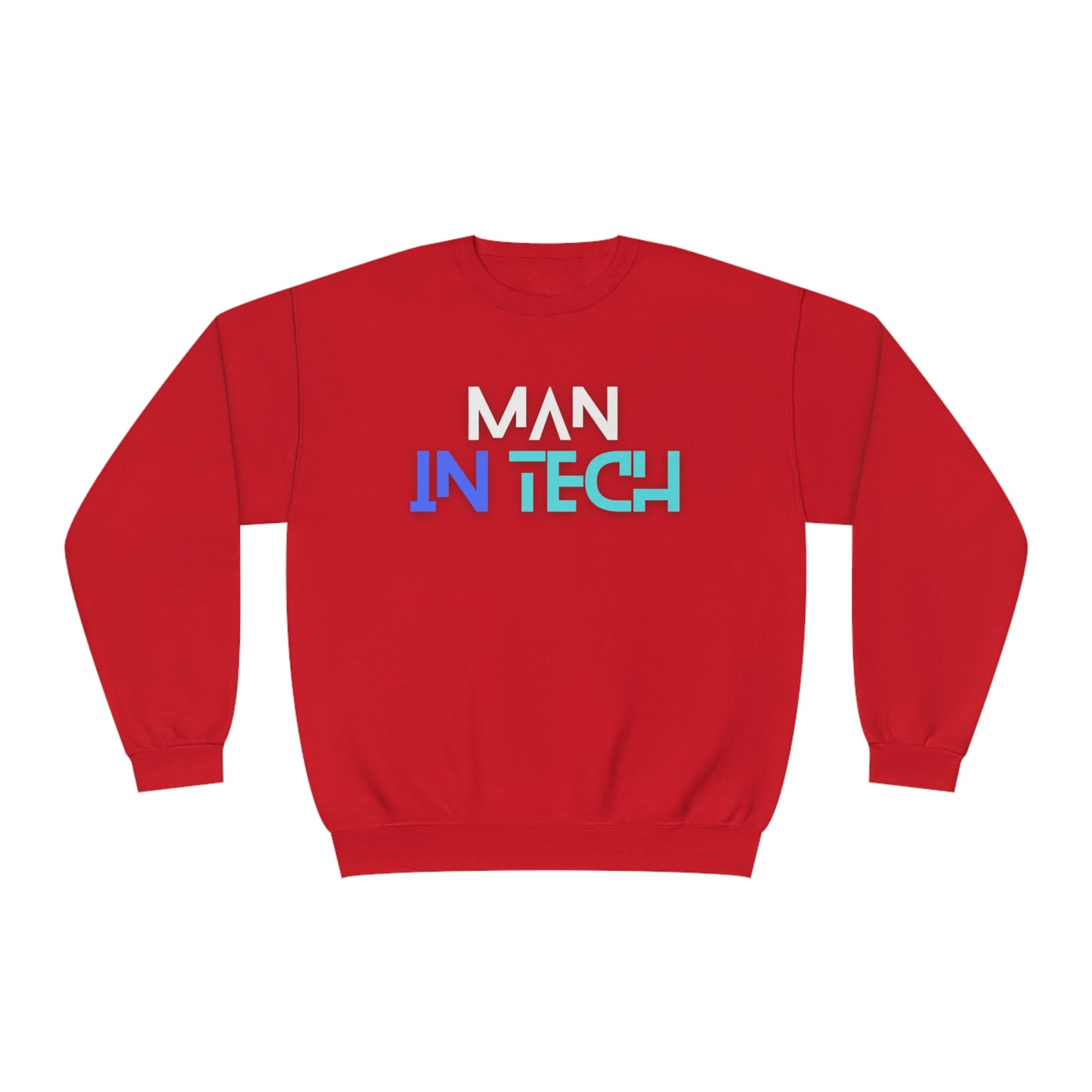 Man In Tech Unisex NuBlend® Crewneck Sweatshirt (Multiple Colors)