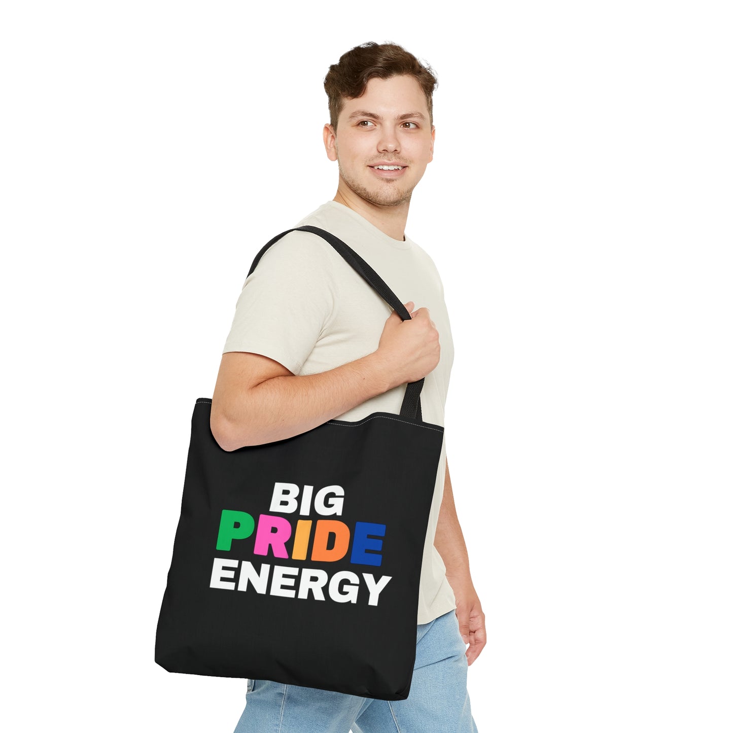 Big Pride Energy Tote Bag (Black)