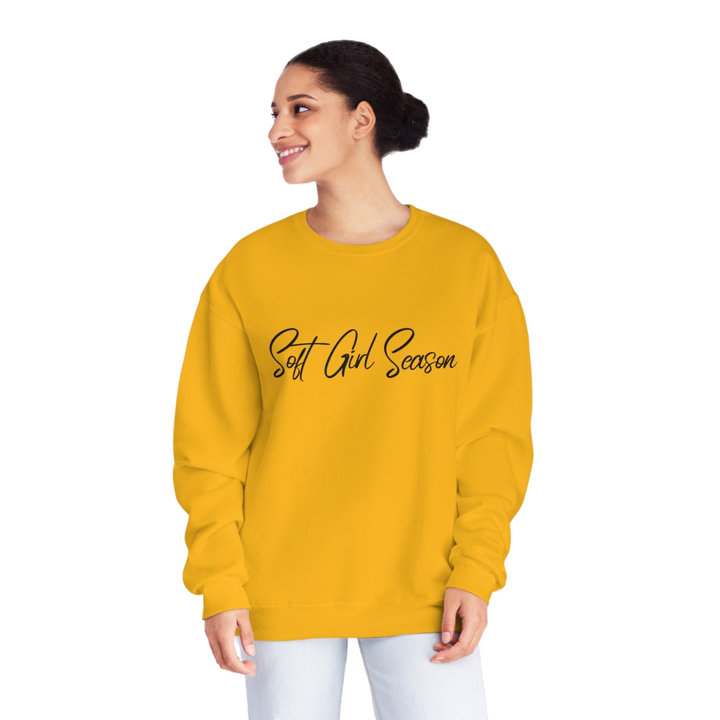 Soft Girl Season Unisex NuBlend® Crewneck Sweatshirt (Multiple Colors)