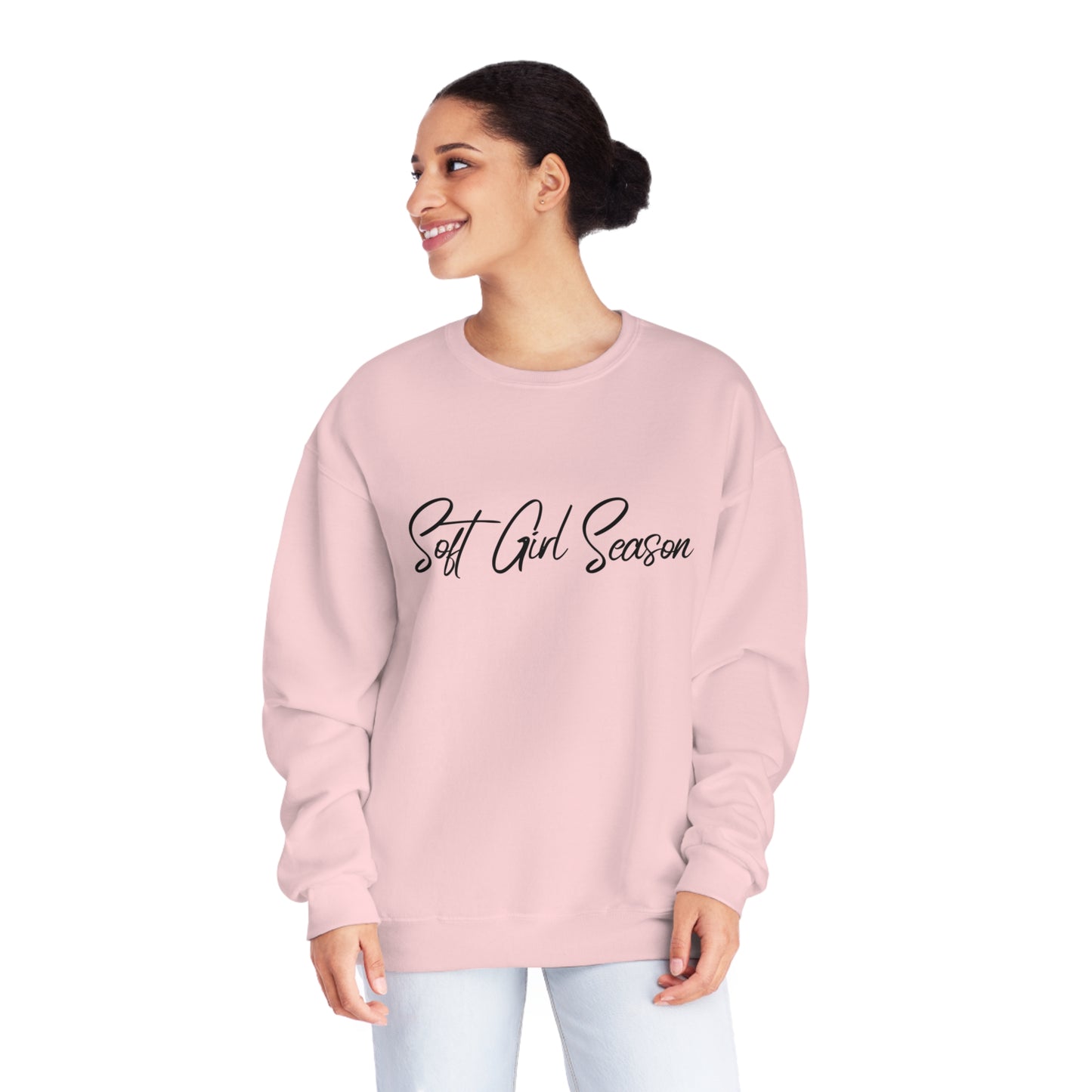 Soft Girl Season Unisex NuBlend® Crewneck Sweatshirt (Multiple Colors)