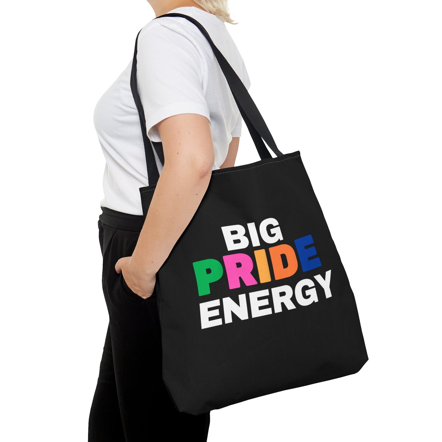Big Pride Energy Tote Bag (Black)