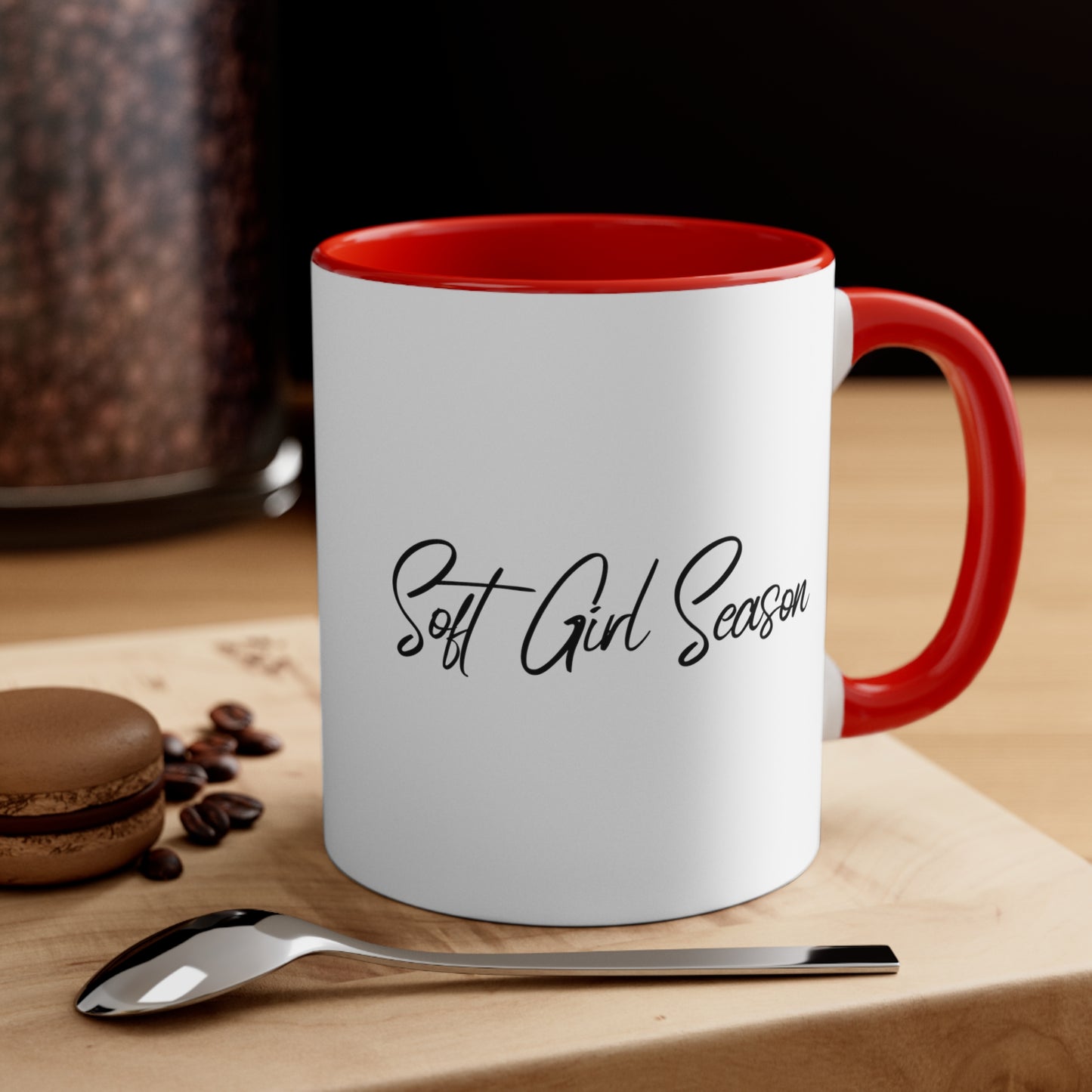 Soft Girl Season Accent Coffee Mug, 11oz (Multiple Colors)