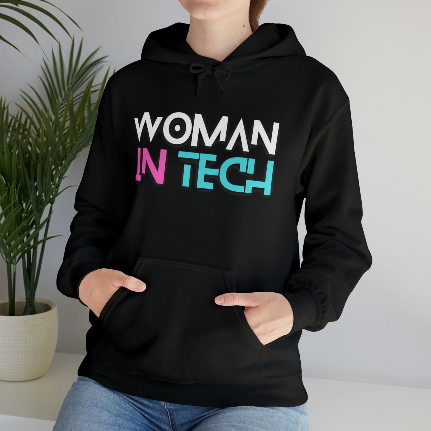 Woman In Tech Unisex Heavy Blend™ Hooded Sweatshirt