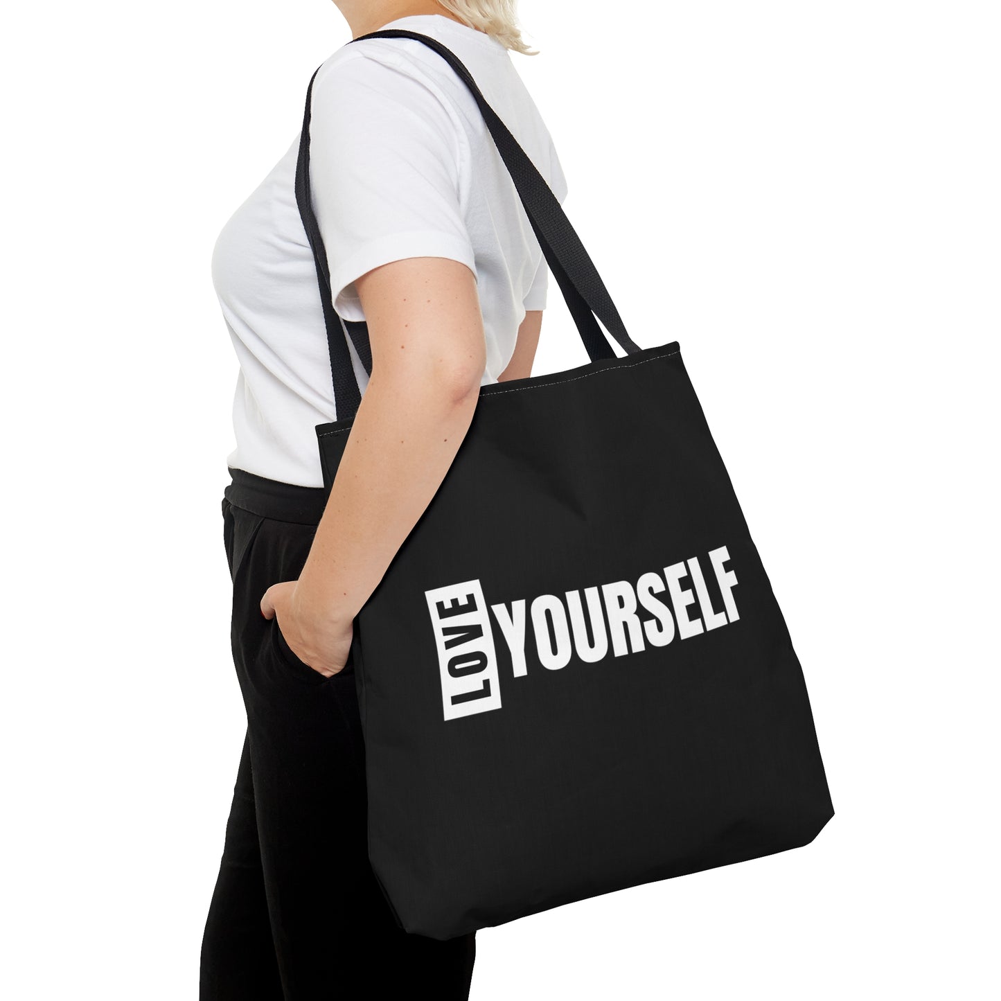 Love Yourself Tote Bag (Black)