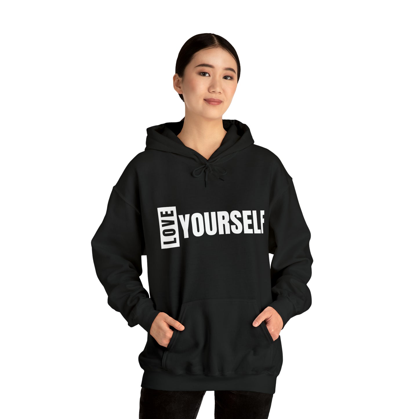 Love Yourself Unisex Heavy Blend™ Hooded Sweatshirt (Multiple Colors)
