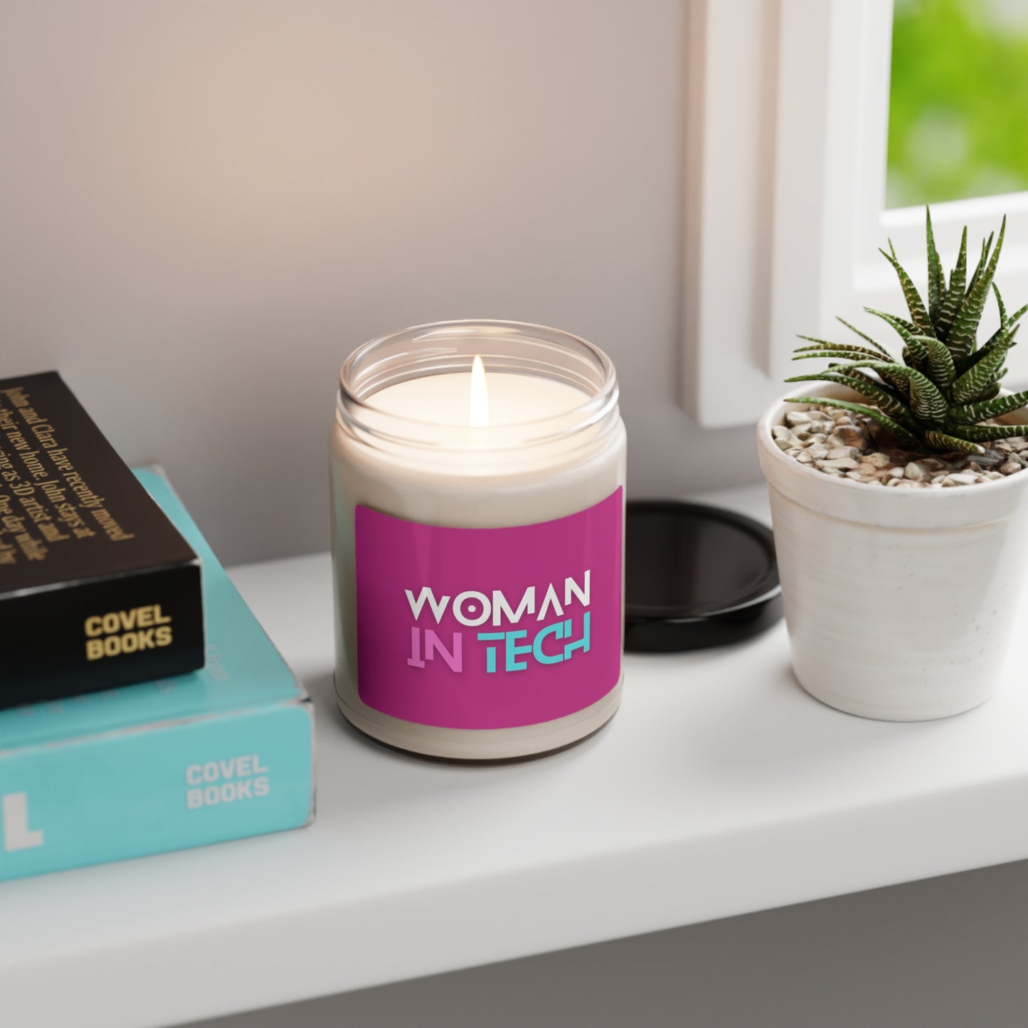 Woman In Tech Scented Soy Candle, 9oz
