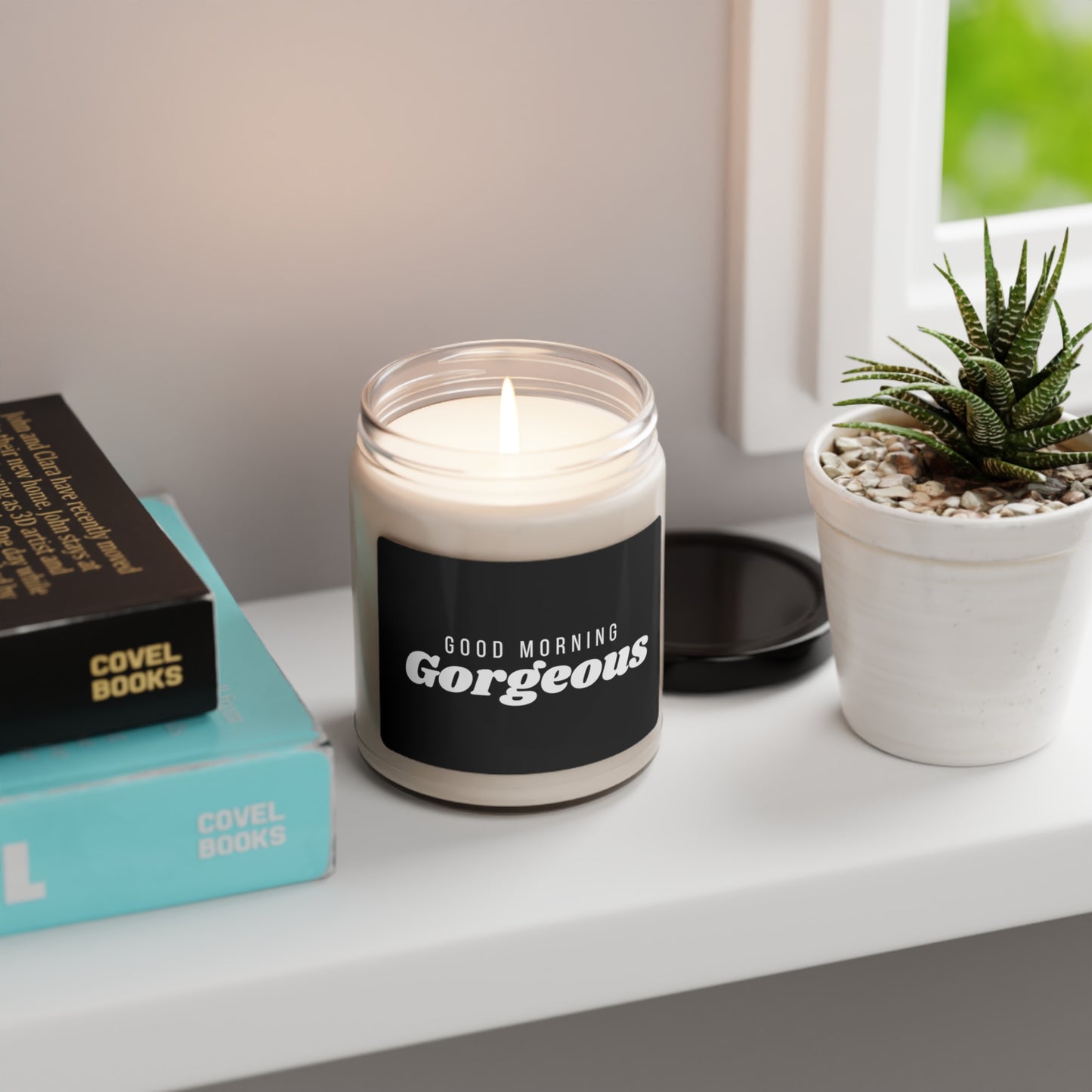 Good Morning Gorgeous Scented Soy Candle, 9oz (Black)