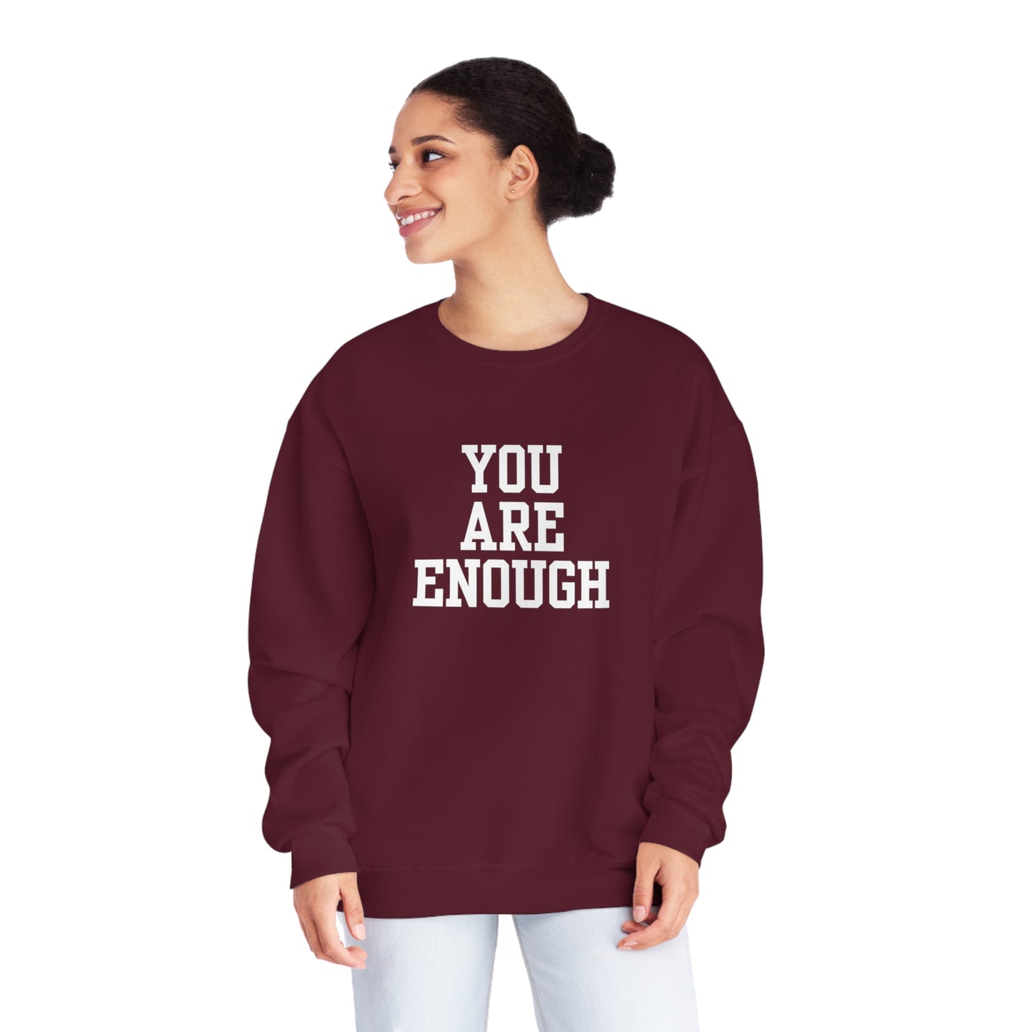 You Are Enough Unisex NuBlend® Crewneck Sweatshirt