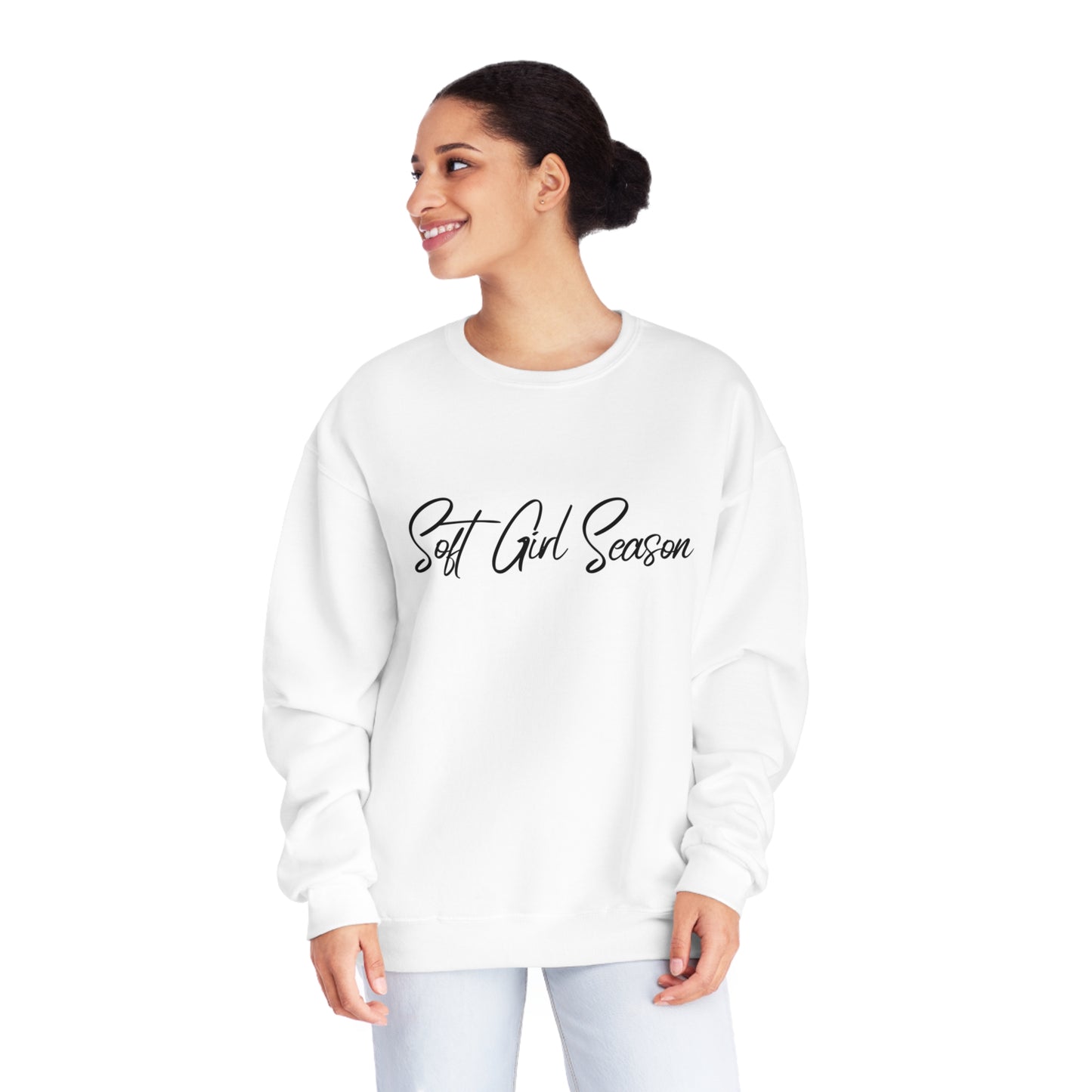 Soft Girl Season Unisex NuBlend® Crewneck Sweatshirt (Multiple Colors)