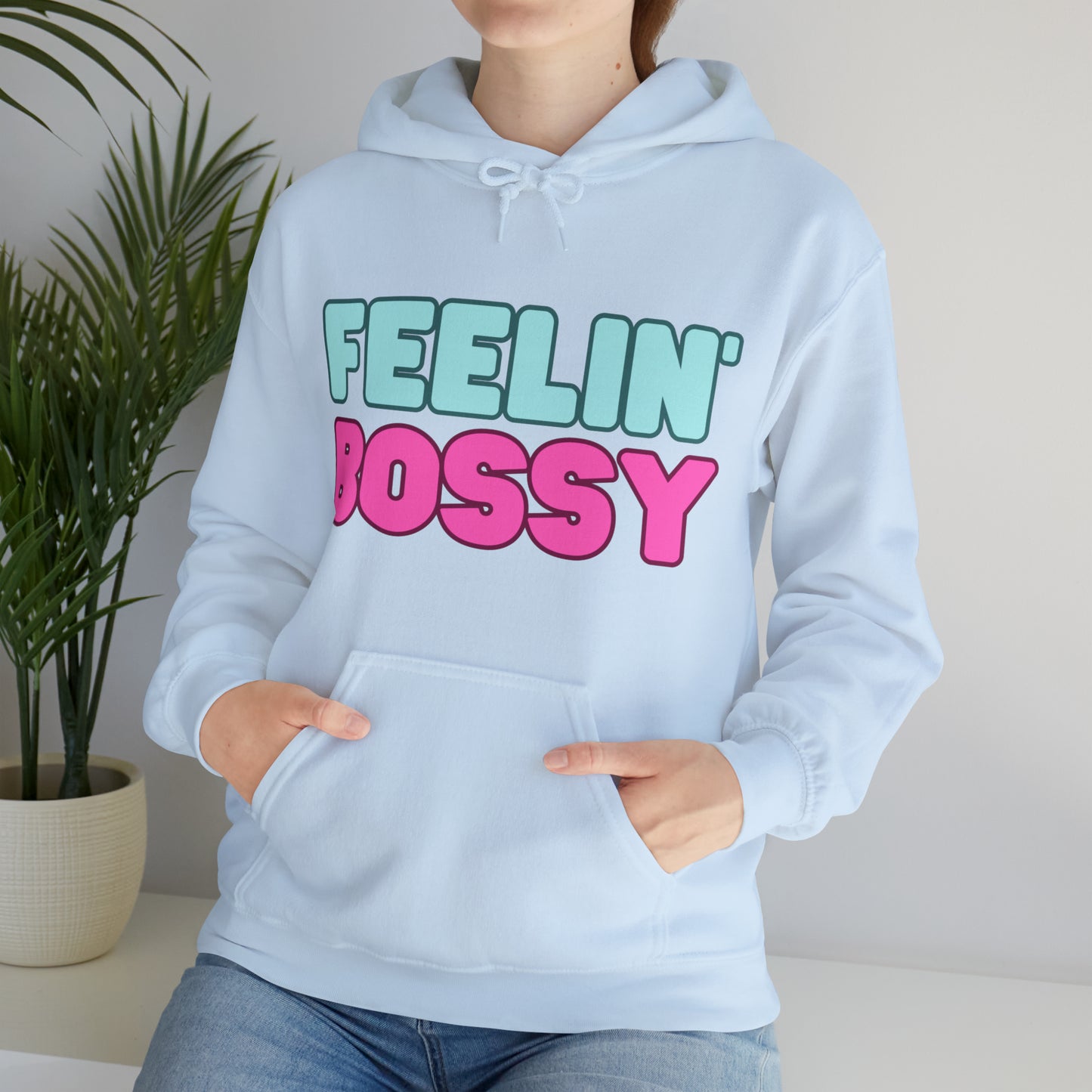 Feeling' Bossy Unisex Heavy Blend™ Hooded Sweatshirt (Multiple Colors)