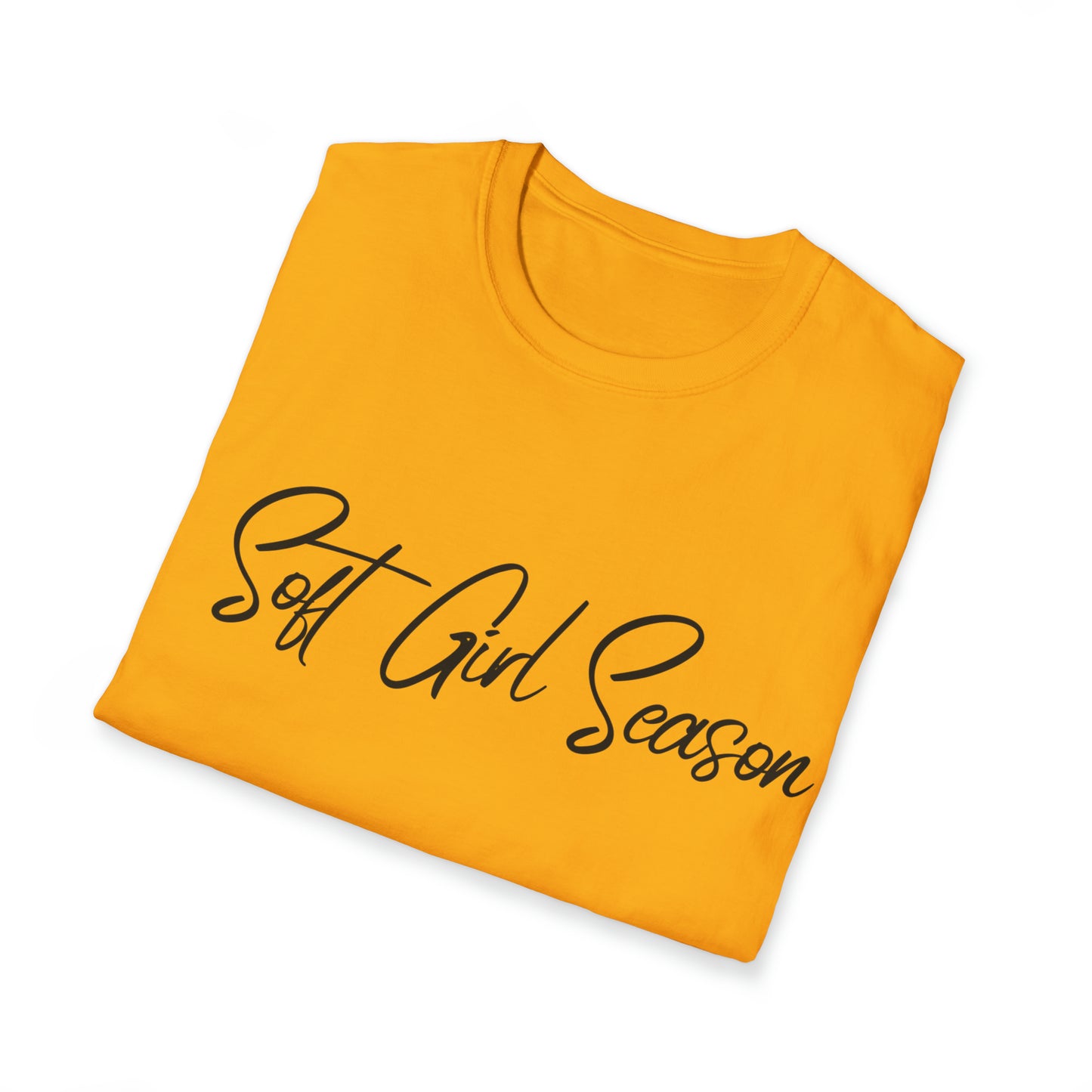 Soft Girl Season Unisex Softstyle T-Shirt (Multiple Colors)