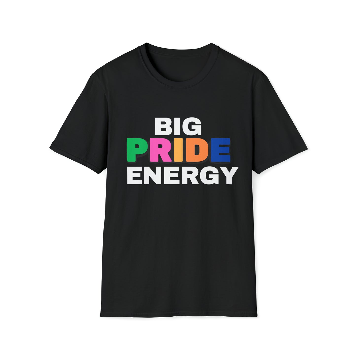 Big Pride Energy Unisex Softstyle T-Shirt