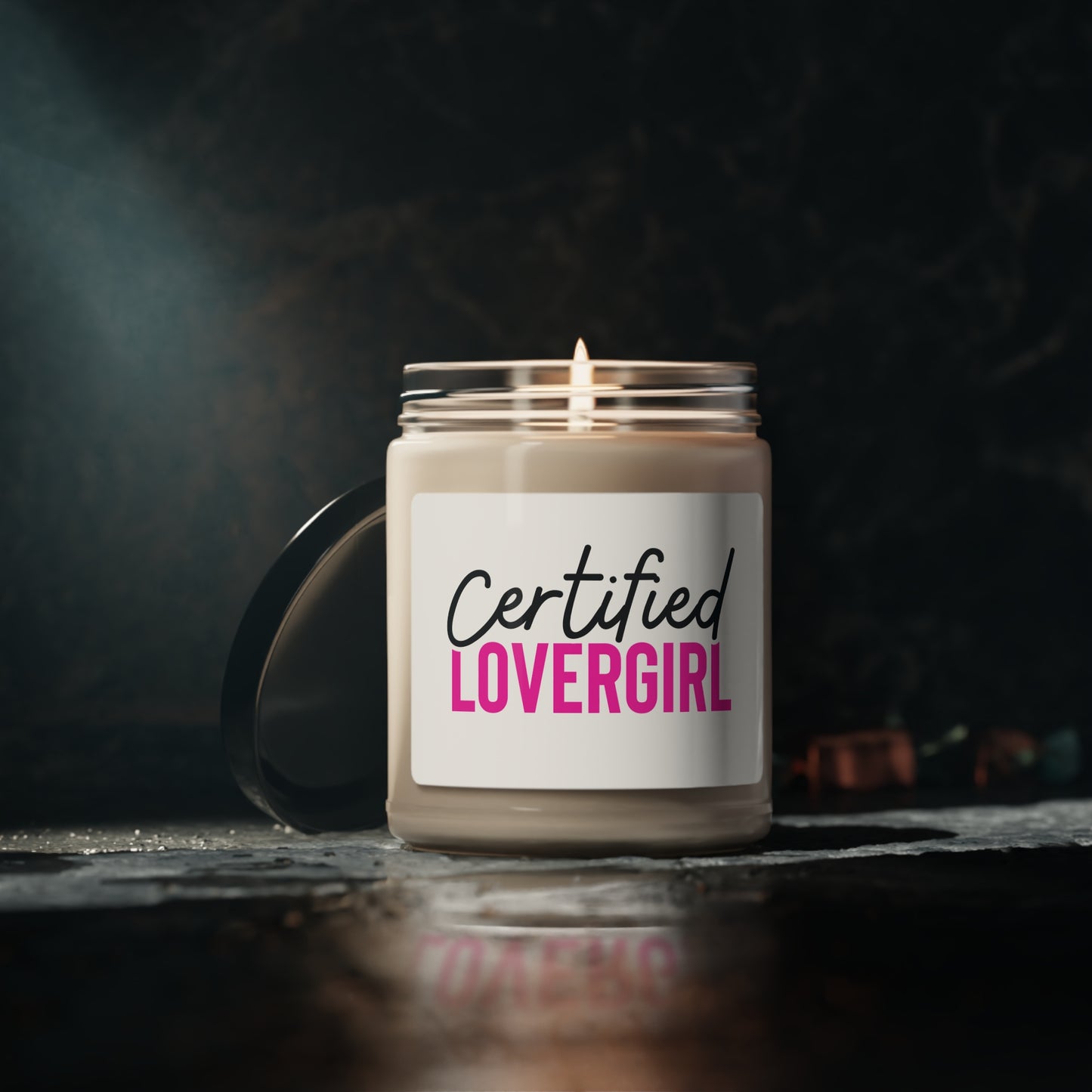 Certified Lovergirl Scented Soy Candle, 9oz (White)