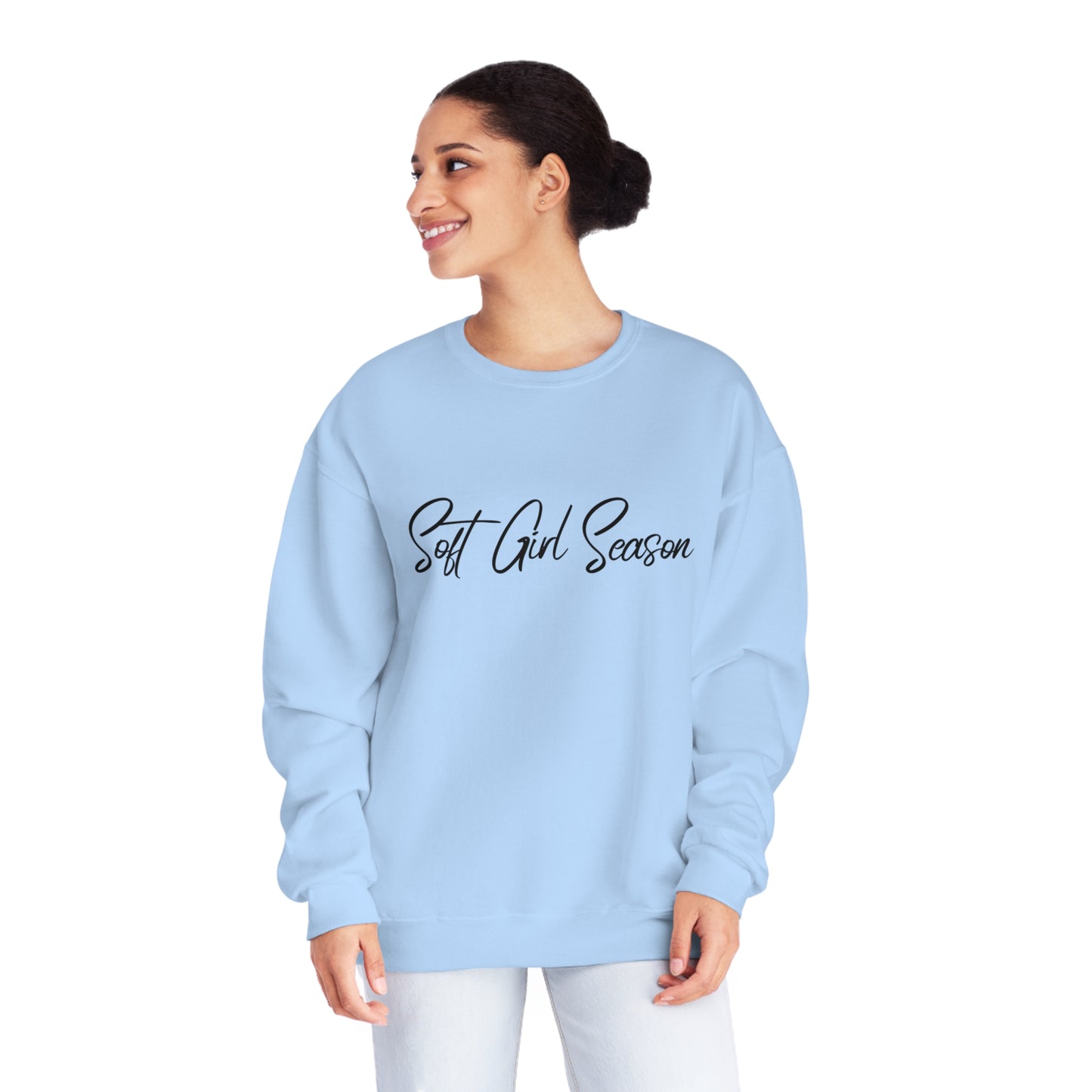 Soft Girl Season Unisex NuBlend® Crewneck Sweatshirt (Multiple Colors)