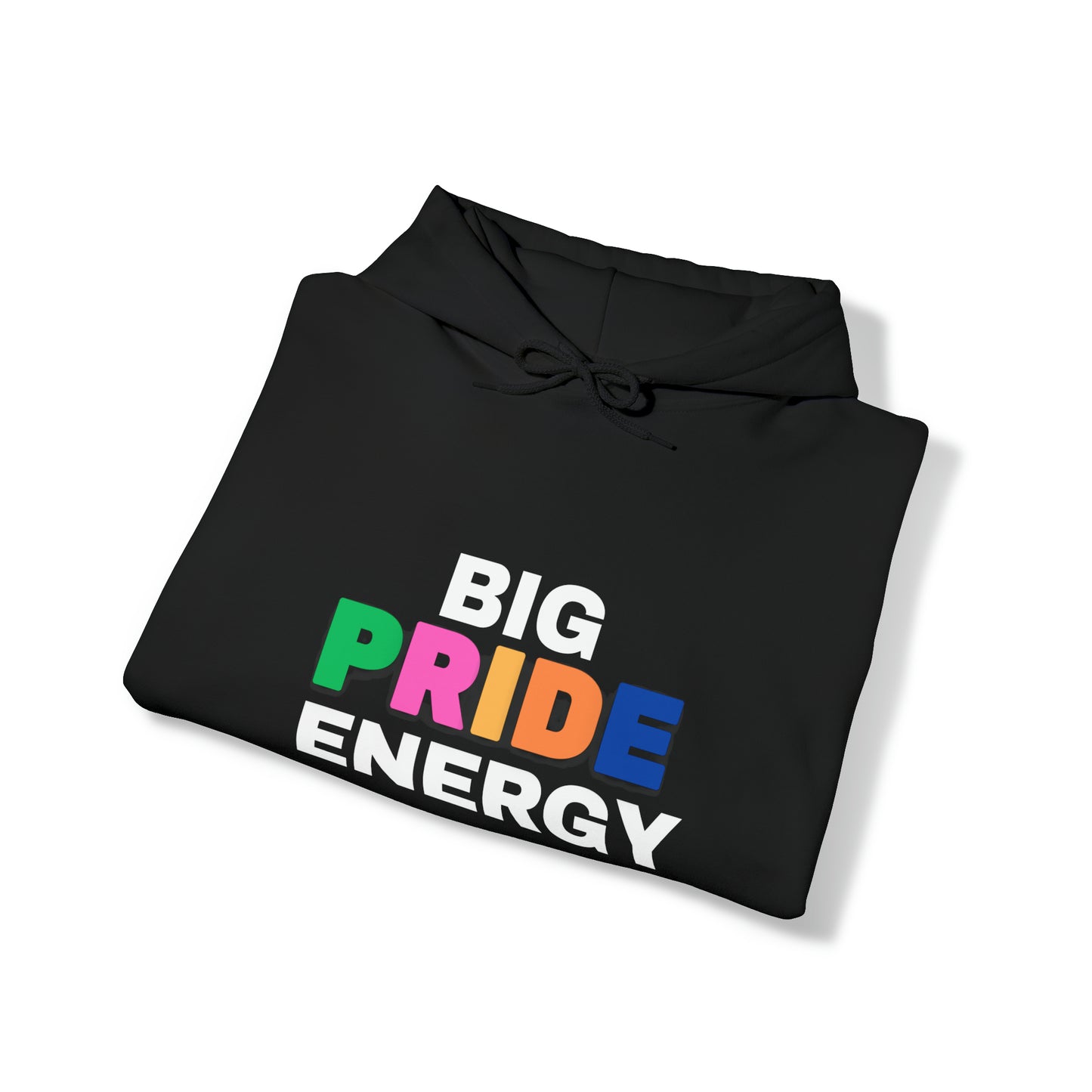 Big Pride Energy Unisex Heavy Blend™ Hooded Sweatshirt (Black)