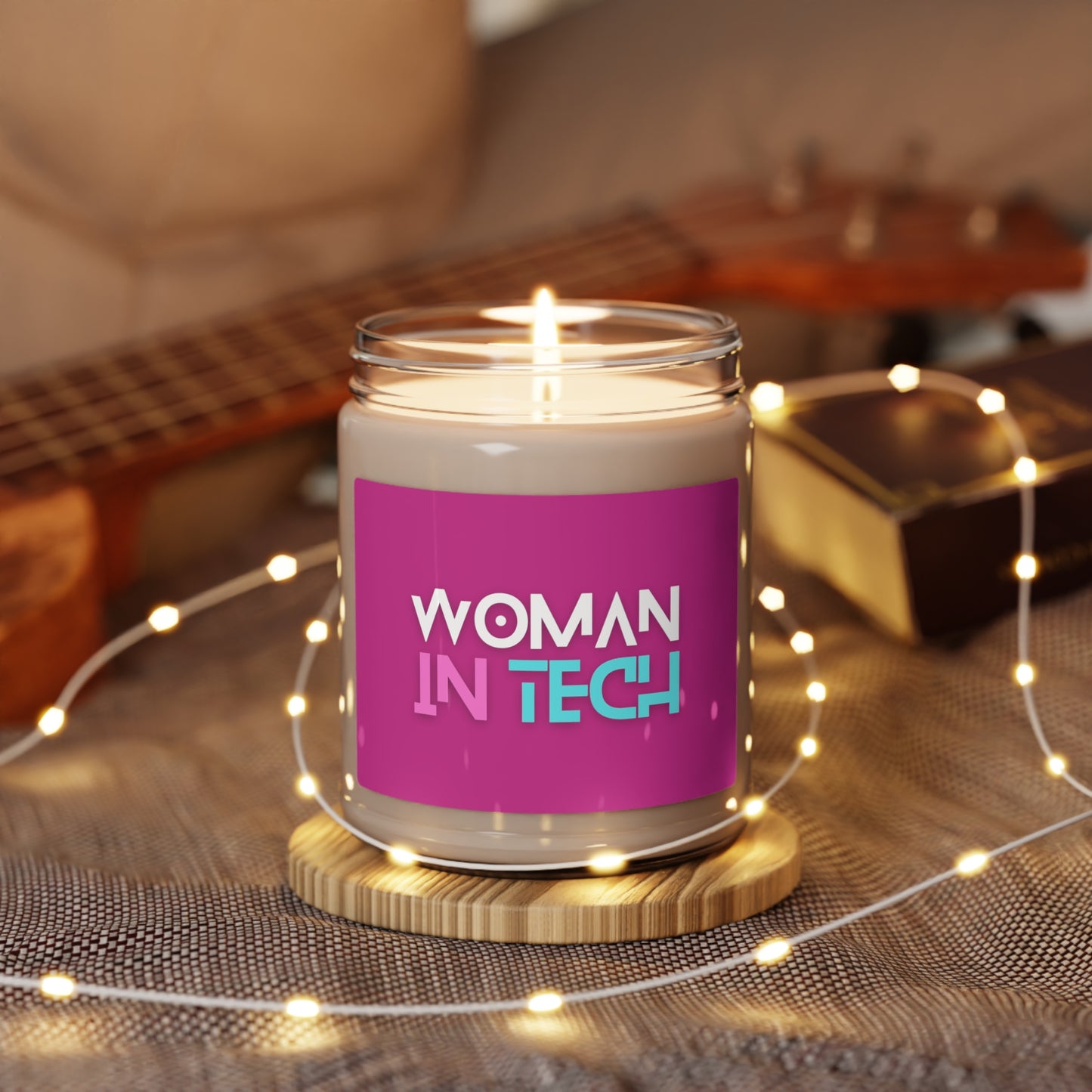 Woman In Tech Scented Soy Candle, 9oz