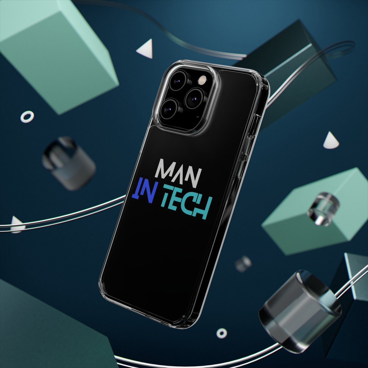 Man In Tech Clear Cases