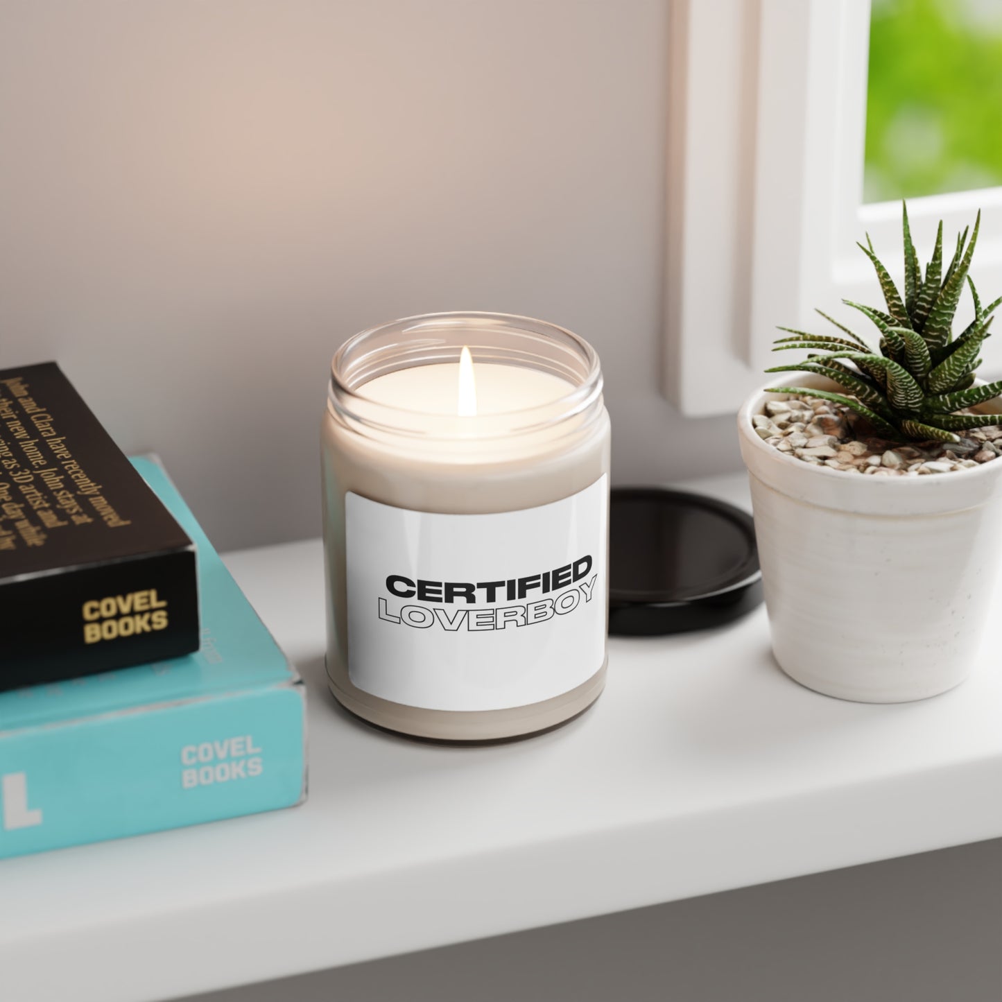 Certified Loverboy Scented Soy Candle, 9oz (White)