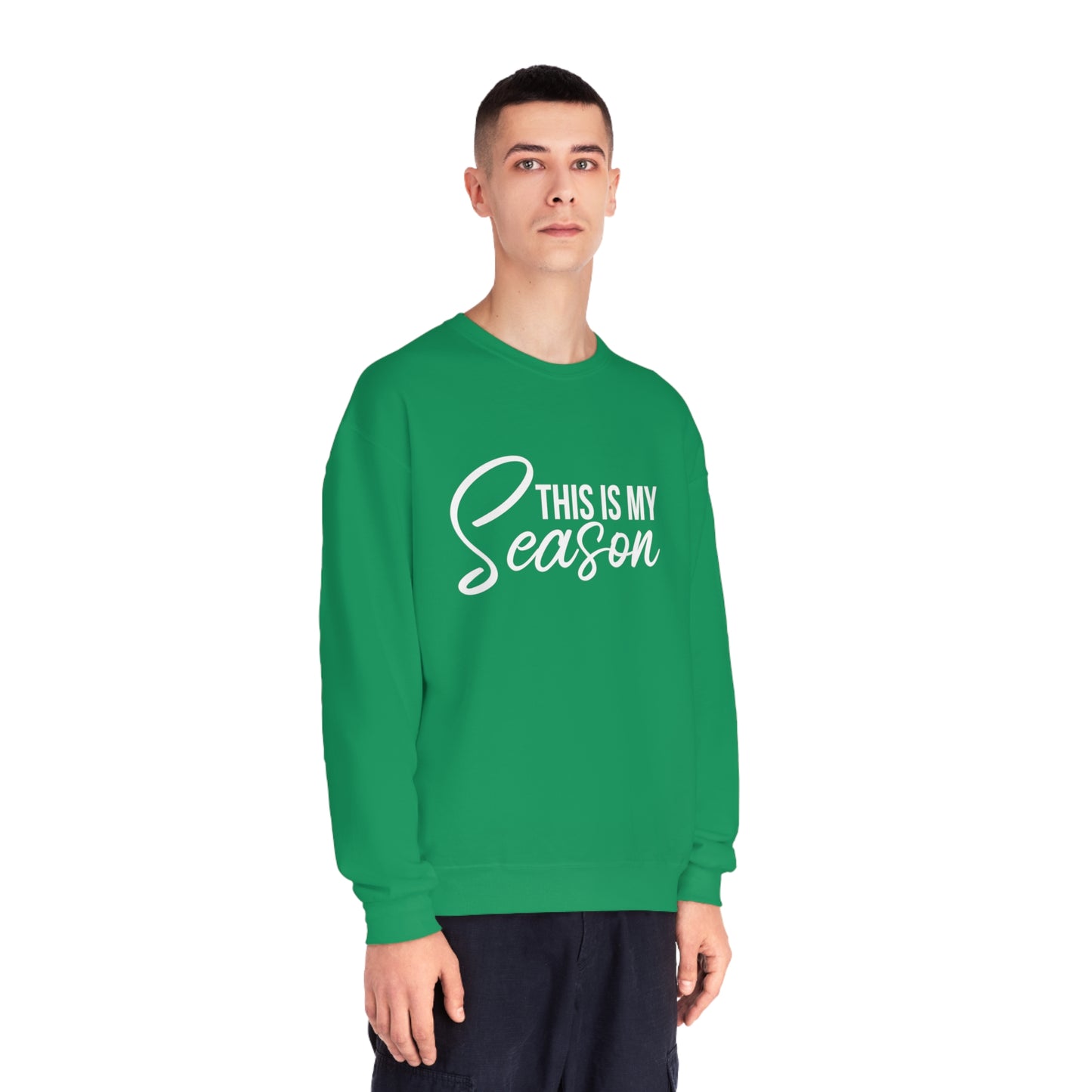 This is My Season Unisex NuBlend® Crewneck Sweatshirt (Multiple Colors)