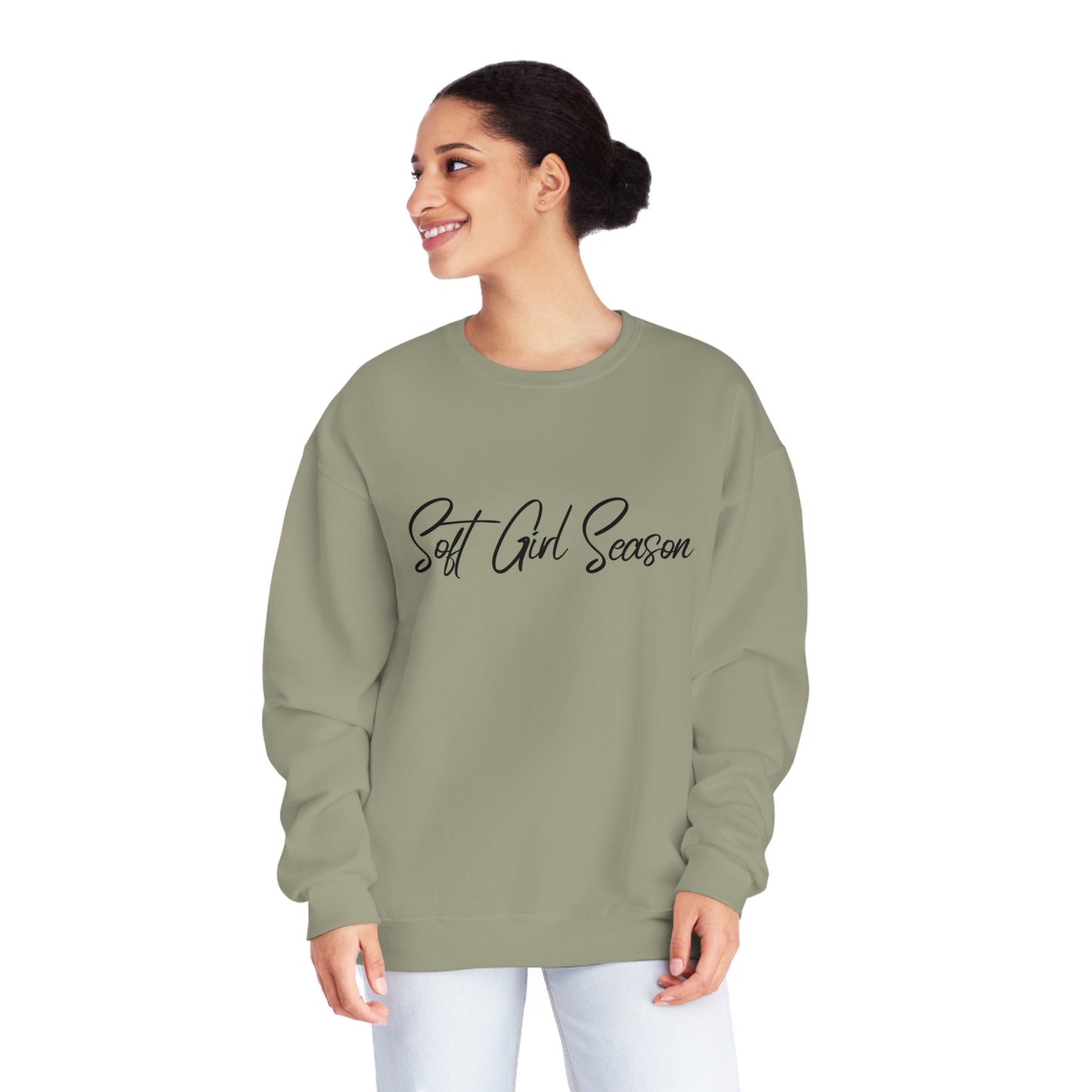 Soft Girl Season Unisex NuBlend® Crewneck Sweatshirt (Multiple Colors)