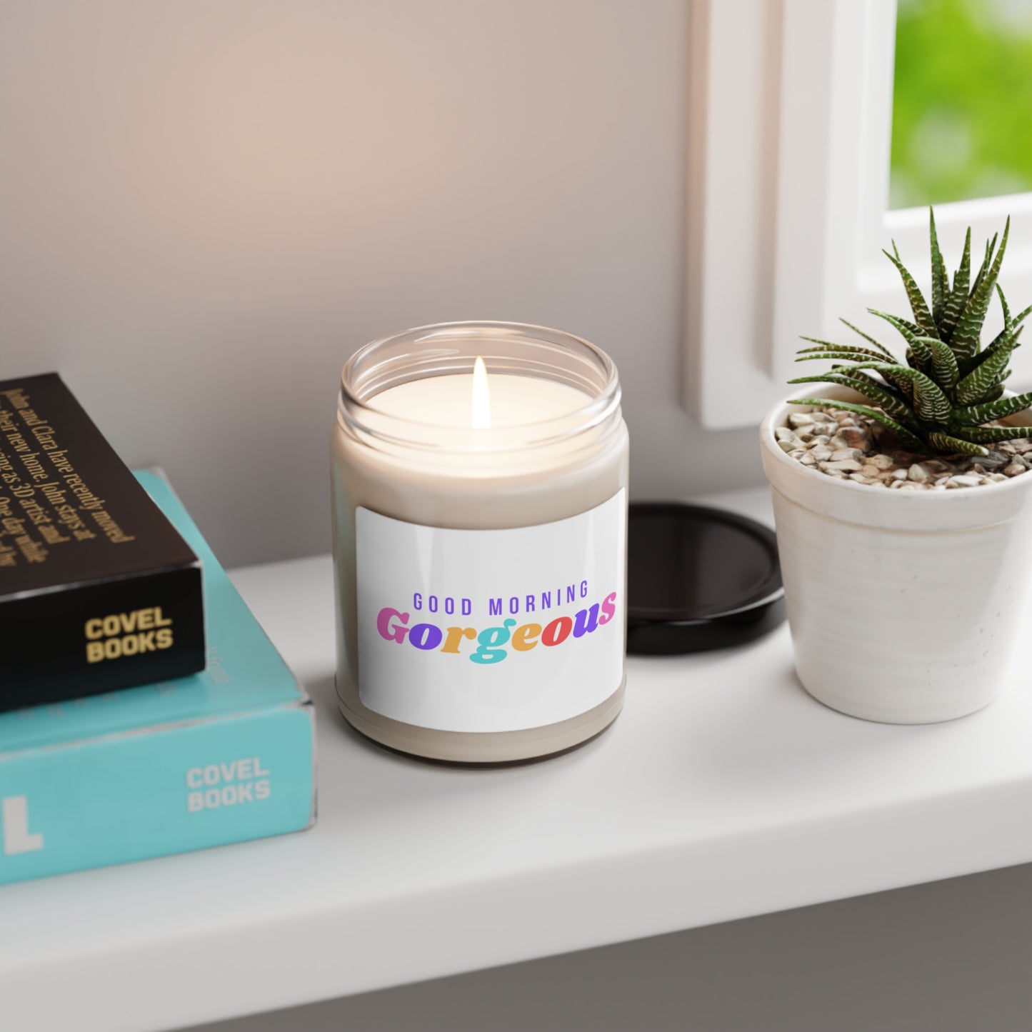 Good Morning Gorgeous Scented Soy Candle, 9oz (Multicolor)