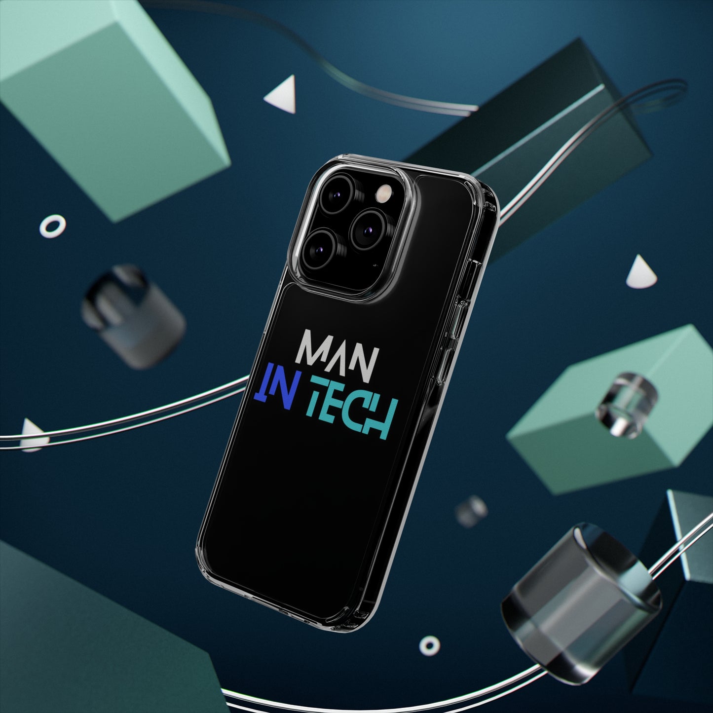 Man In Tech Clear Cases