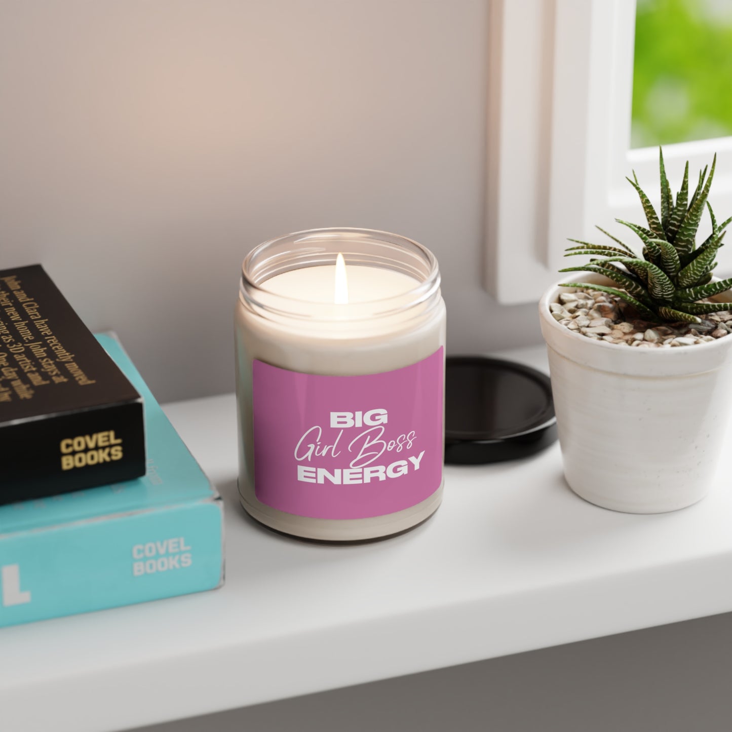 Girl Boss Scented Soy Candle, 9oz (Purple)