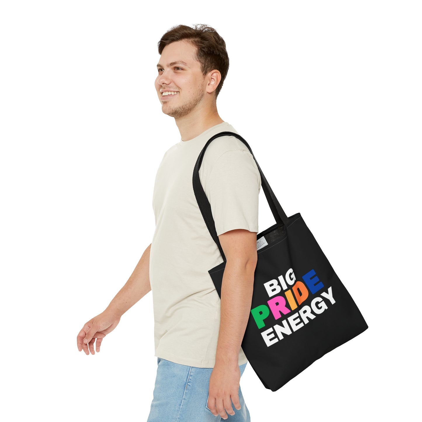Big Pride Energy Tote Bag (Black)