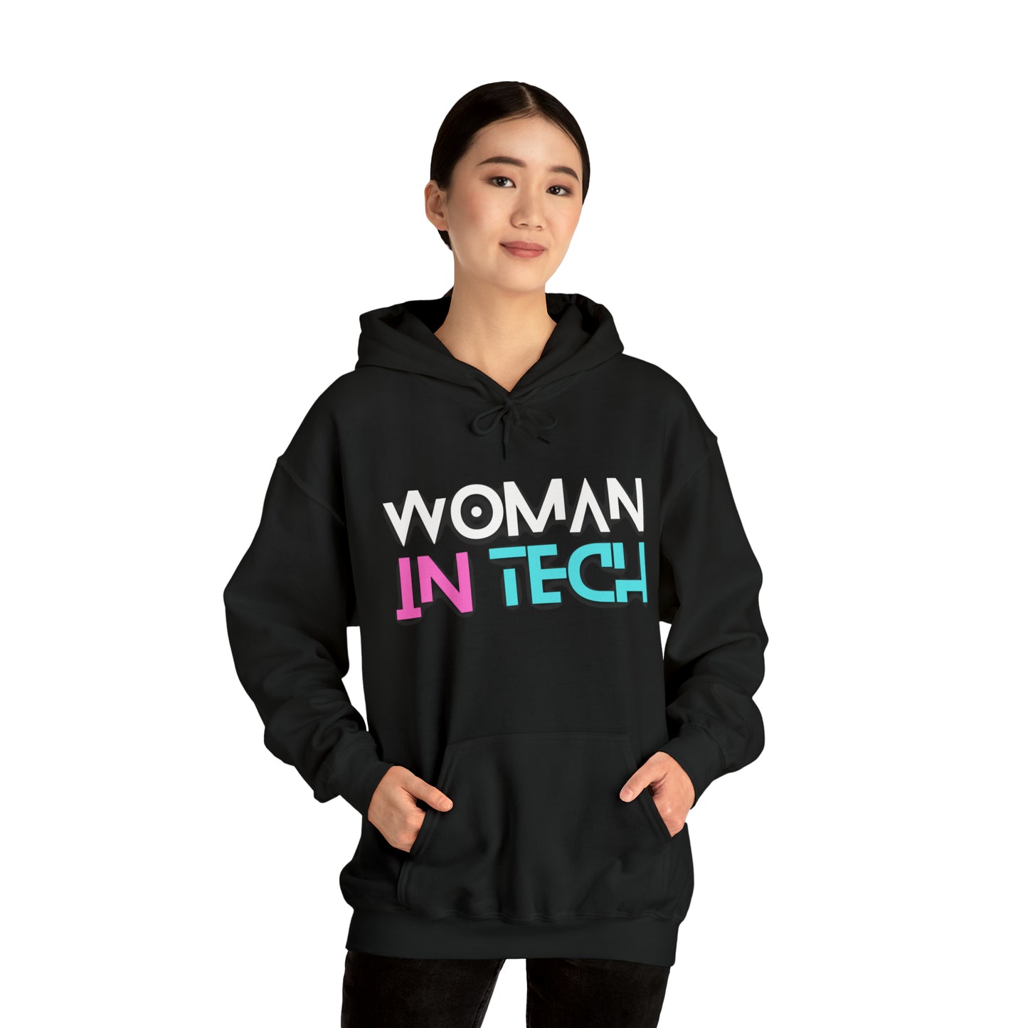 Woman In Tech Unisex Heavy Blend™ Hooded Sweatshirt