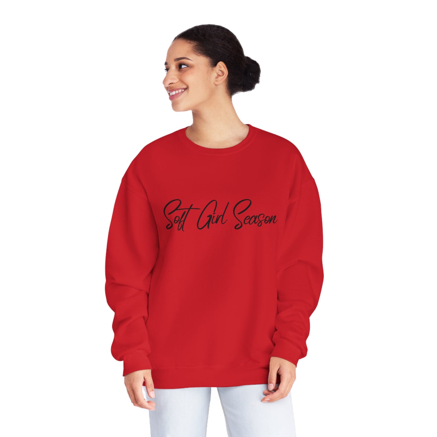 Soft Girl Season Unisex NuBlend® Crewneck Sweatshirt (Multiple Colors)