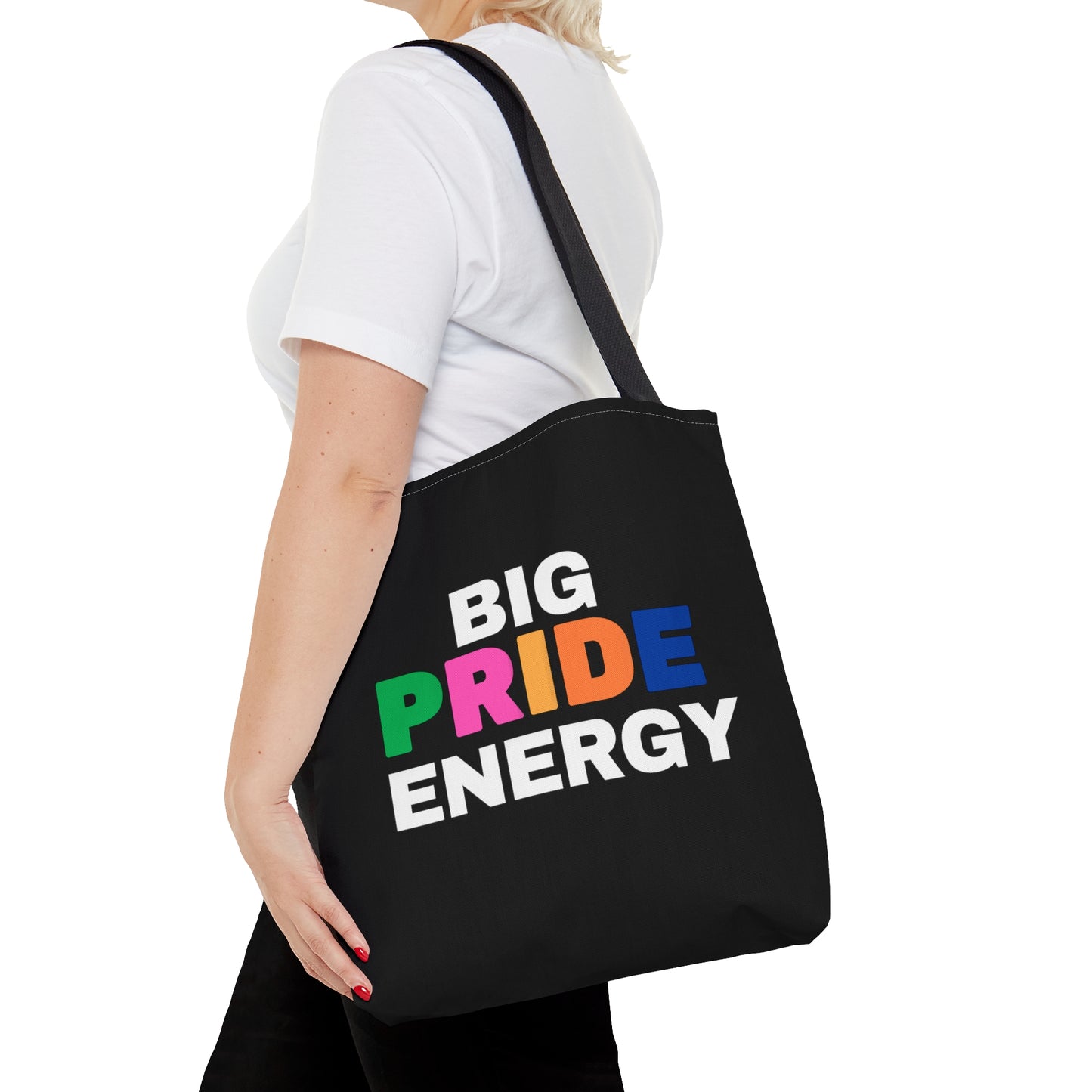 Big Pride Energy Tote Bag (Black)