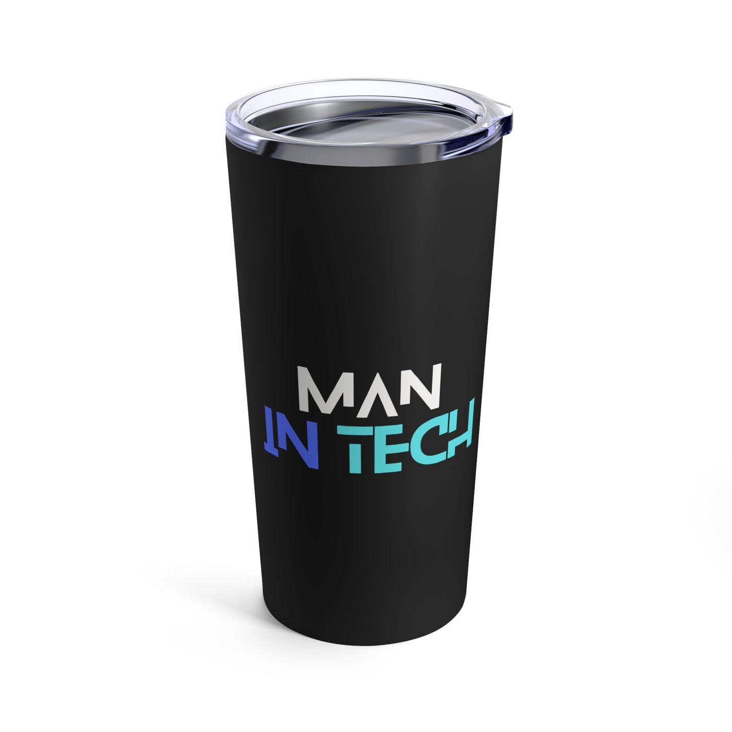 Man In Tech Tumbler 20oz (Black)