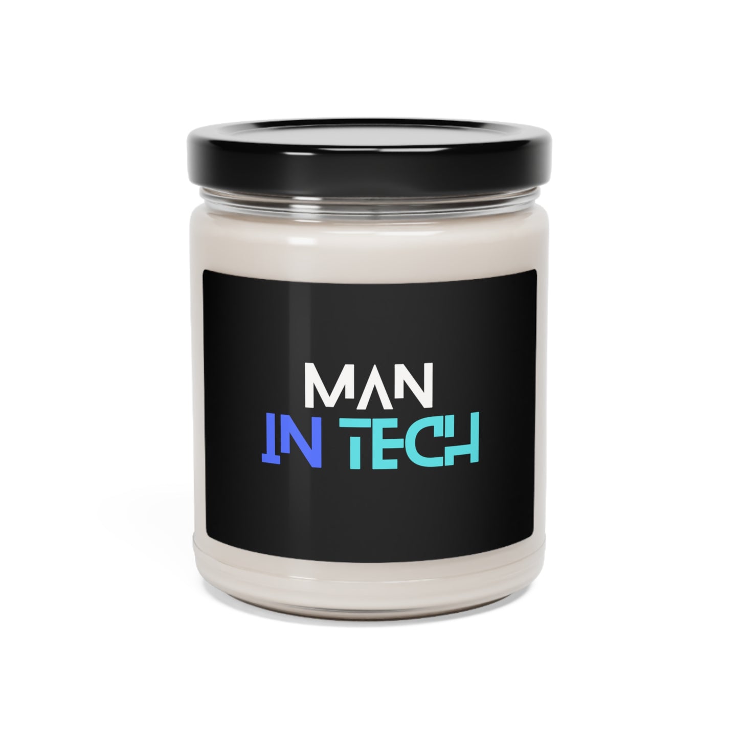 Man In Tech Scented Soy Candle, 9oz (Black)