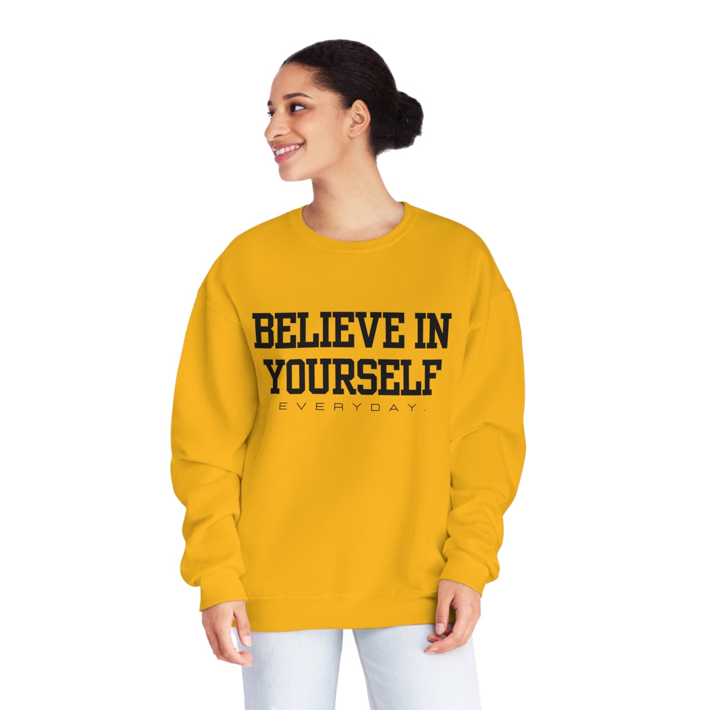 Believe in Yourself Unisex NuBlend® Crewneck Sweatshirt (Multi-colors)