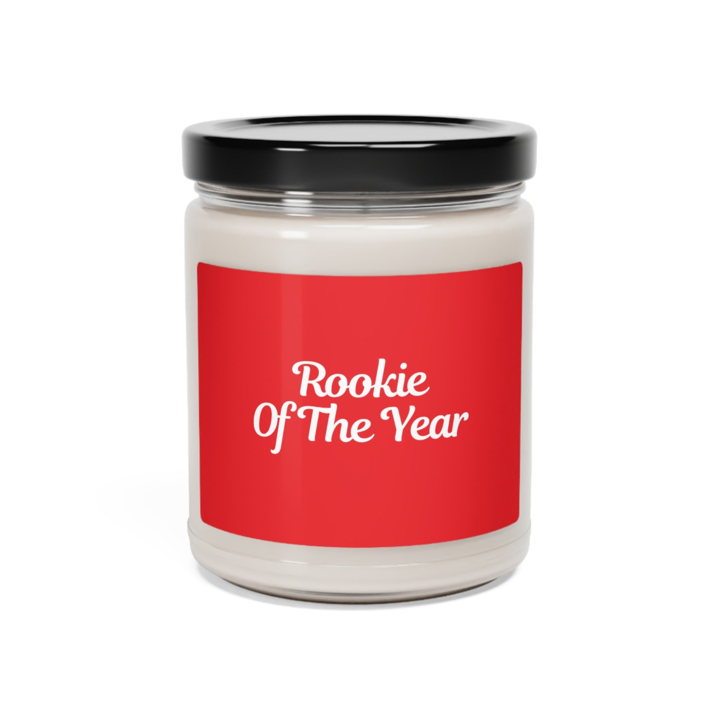 Rookie of the Year Scented Soy Candle, 9oz (Red)