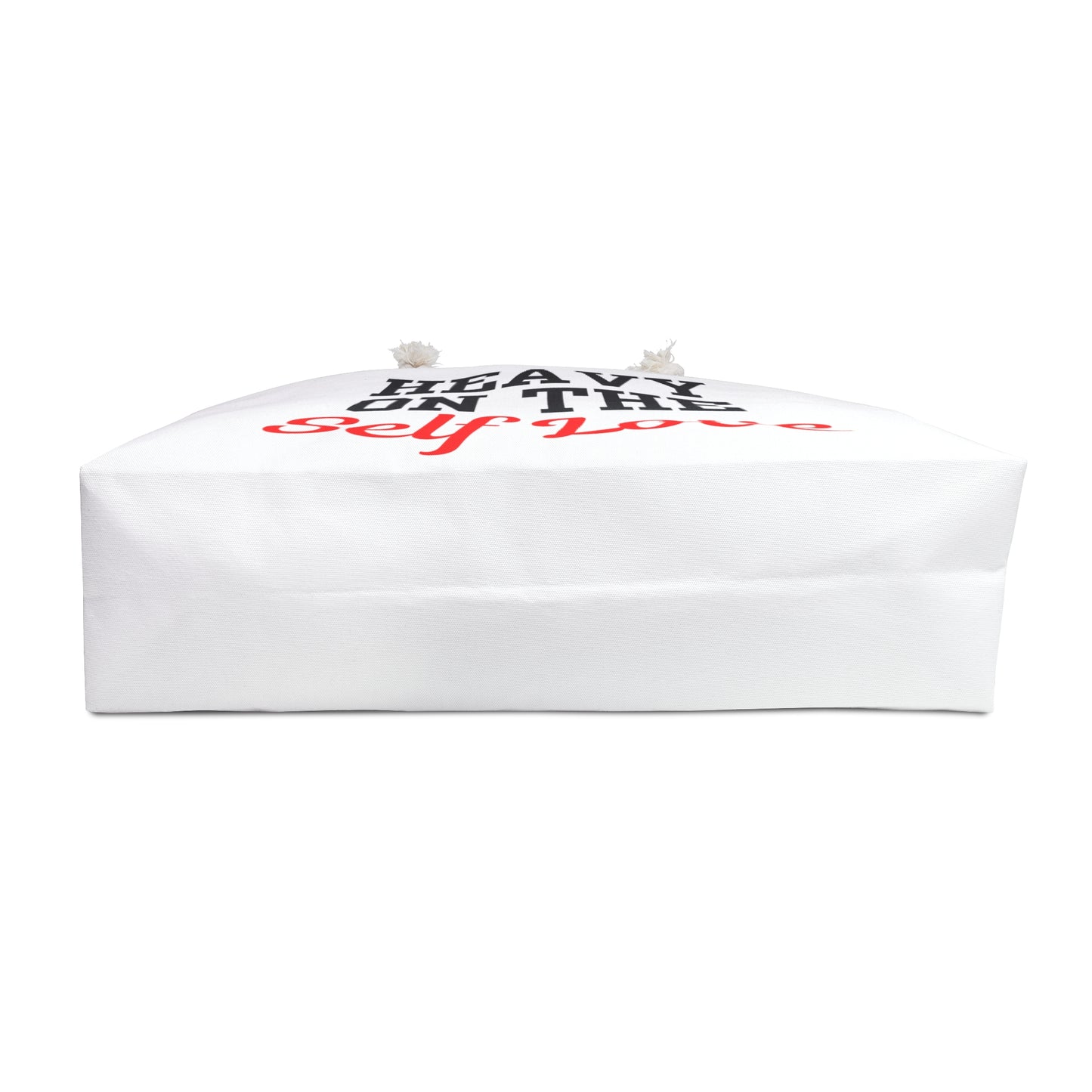 Heavy On The Self Love Weekender Bag (White)