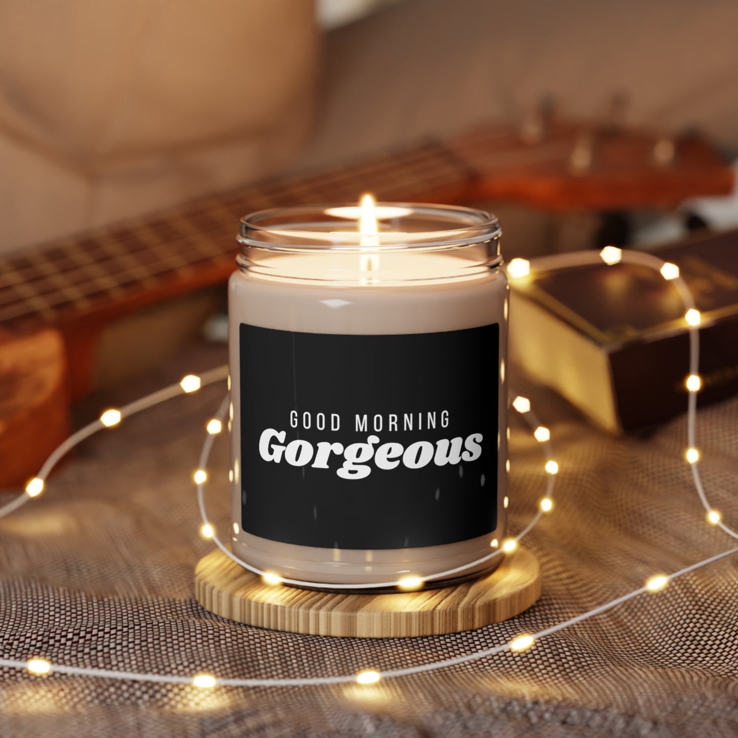 Good Morning Gorgeous Scented Soy Candle, 9oz (Black)