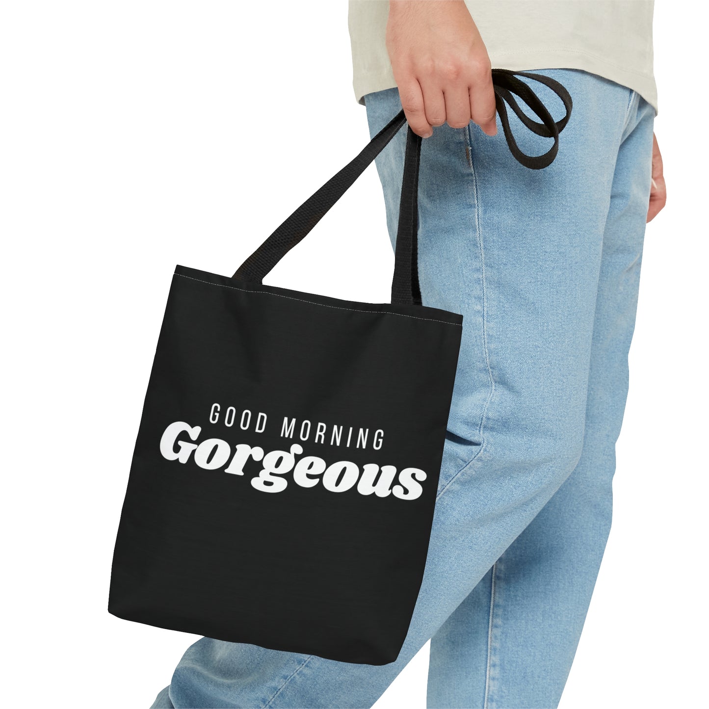 Good Morning Gorgeous Tote Bag (Black)