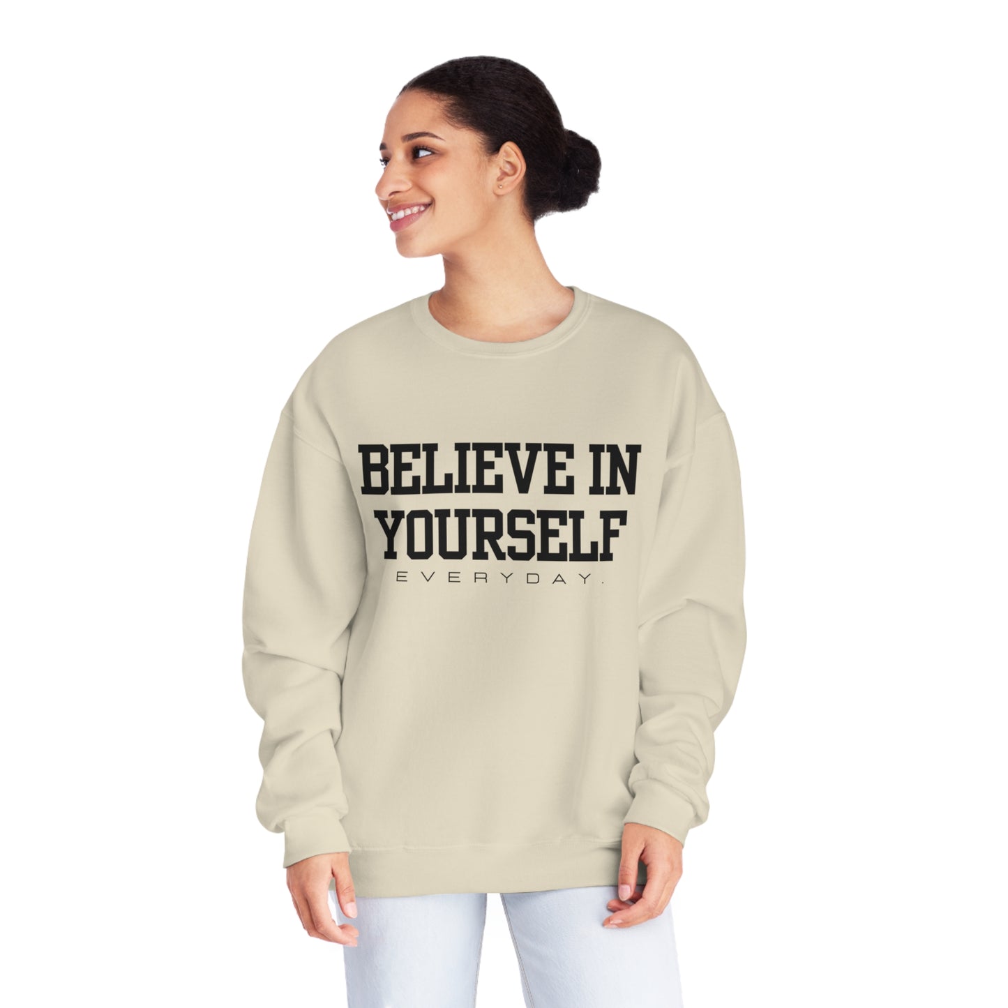 Believe in Yourself Unisex NuBlend® Crewneck Sweatshirt (Multi-colors)