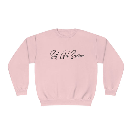 Soft Girl Season Unisex NuBlend® Crewneck Sweatshirt (Multiple Colors)