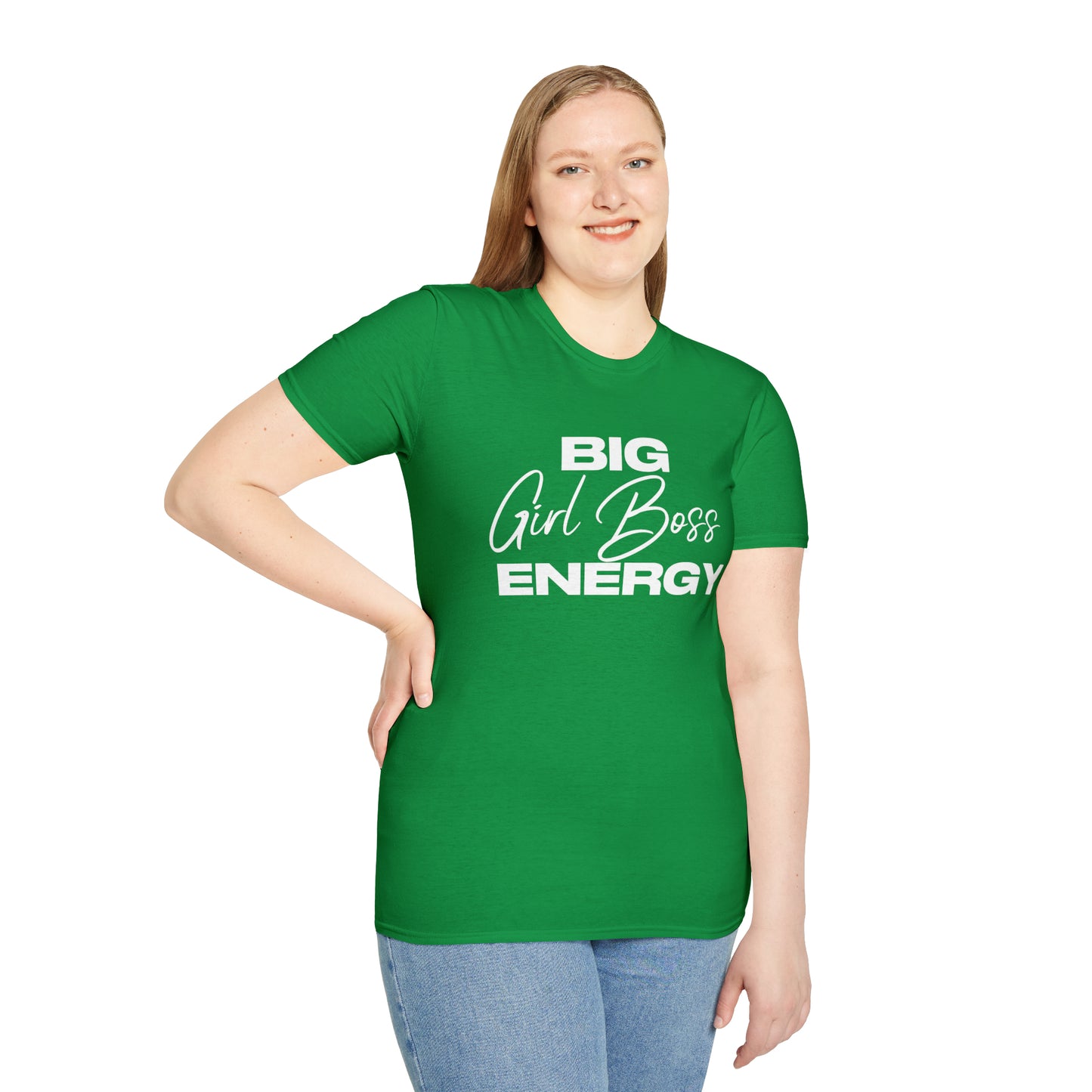 Big Girl Boss Energy Unisex Softstyle T-Shirt (Multiple Colors0