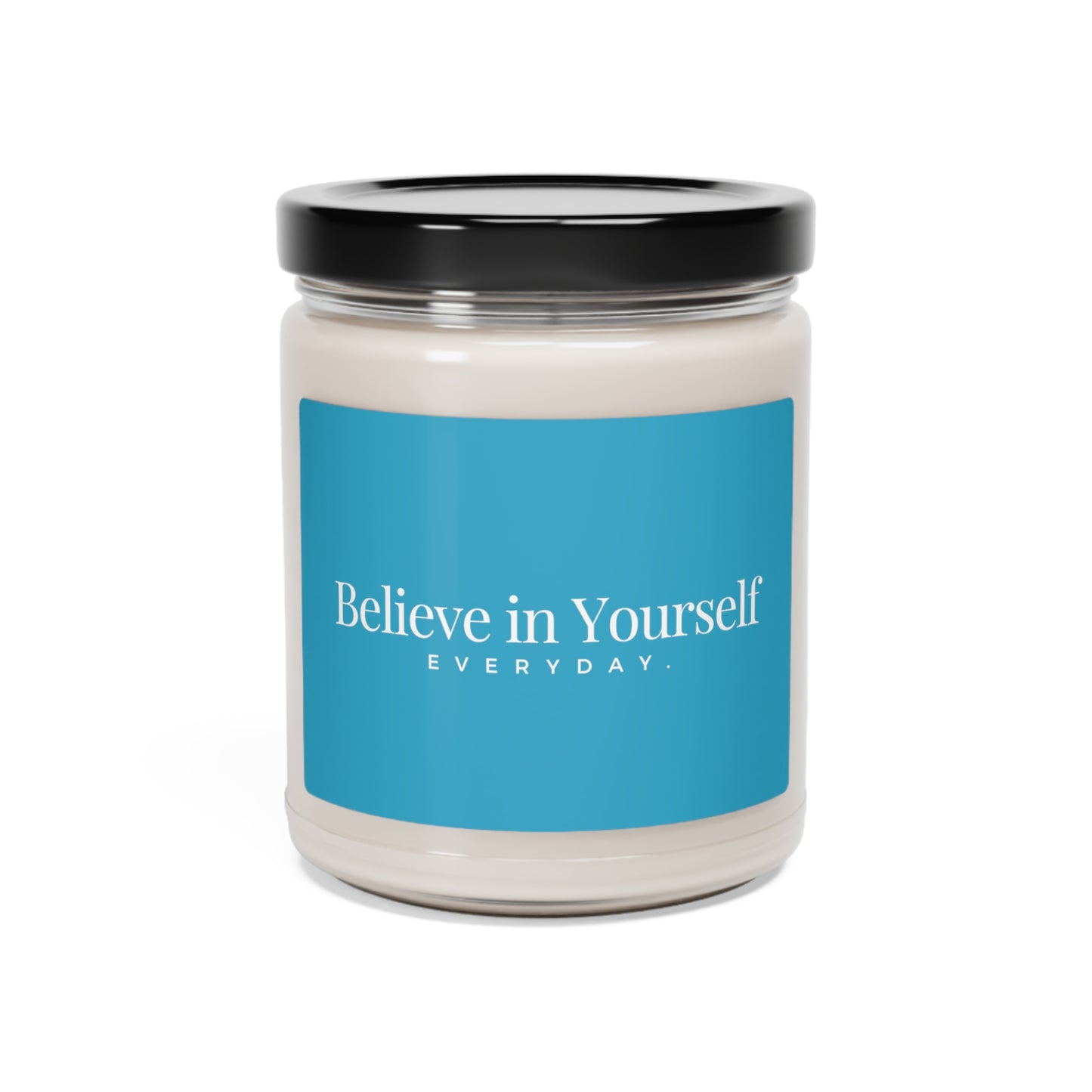 Believe in Yourself Scented Soy Candle, 9oz (Blue)