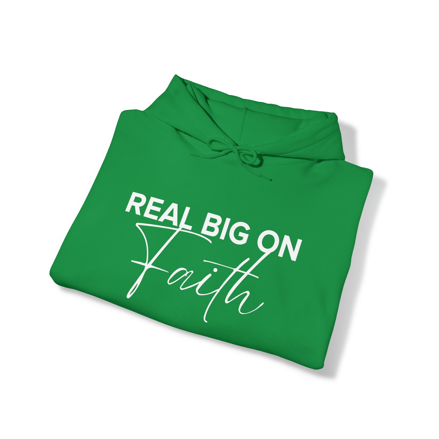 Real Big On Faith Unisex Heavy Blend™ Hooded Sweatshirt (Multiple Colors)