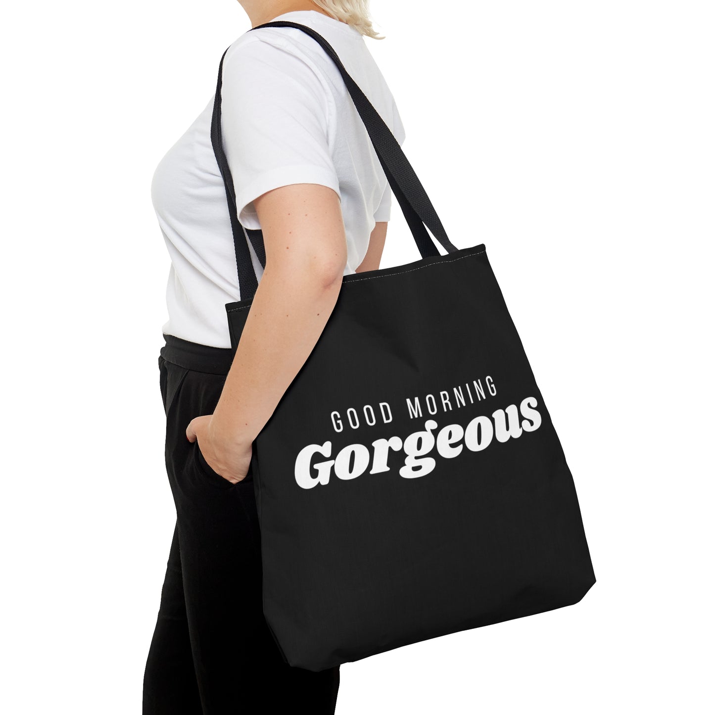 Good Morning Gorgeous Tote Bag (Black)