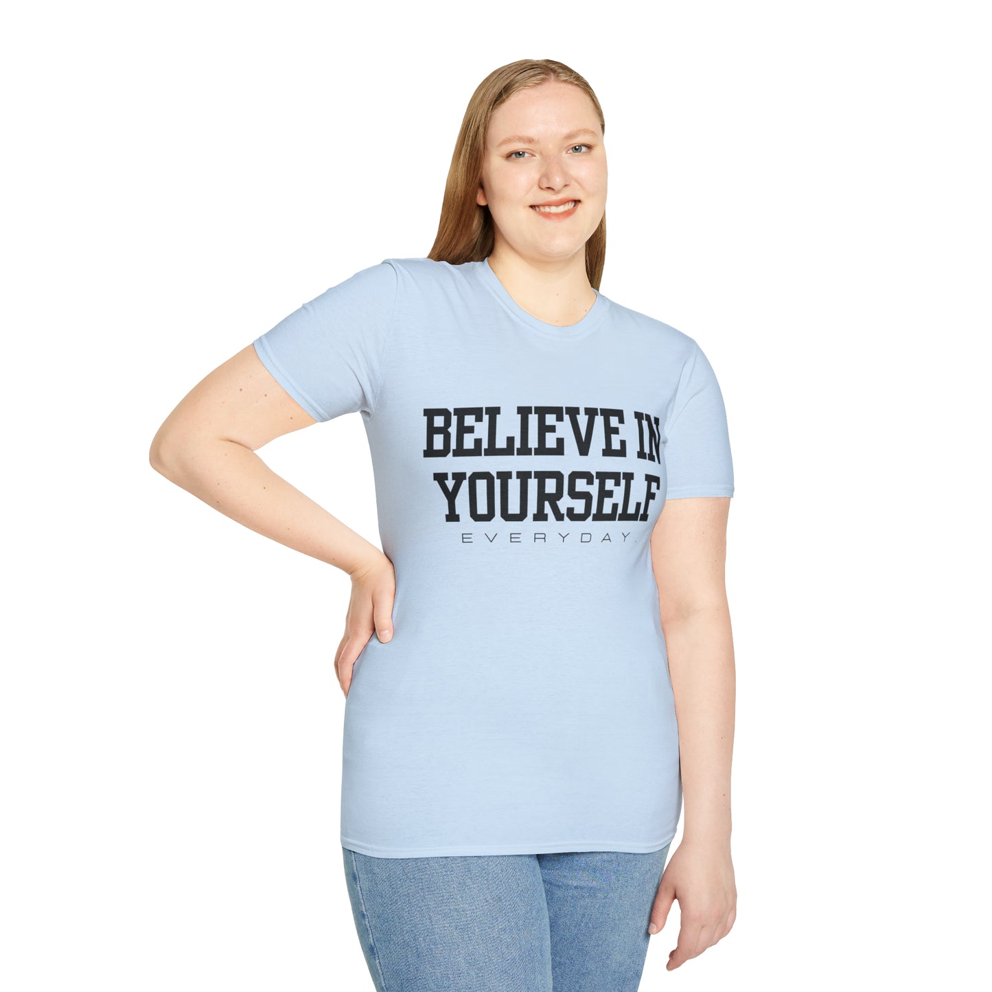 Believe In Yourself Unisex Softstyle T-Shirt (Multi-colors)