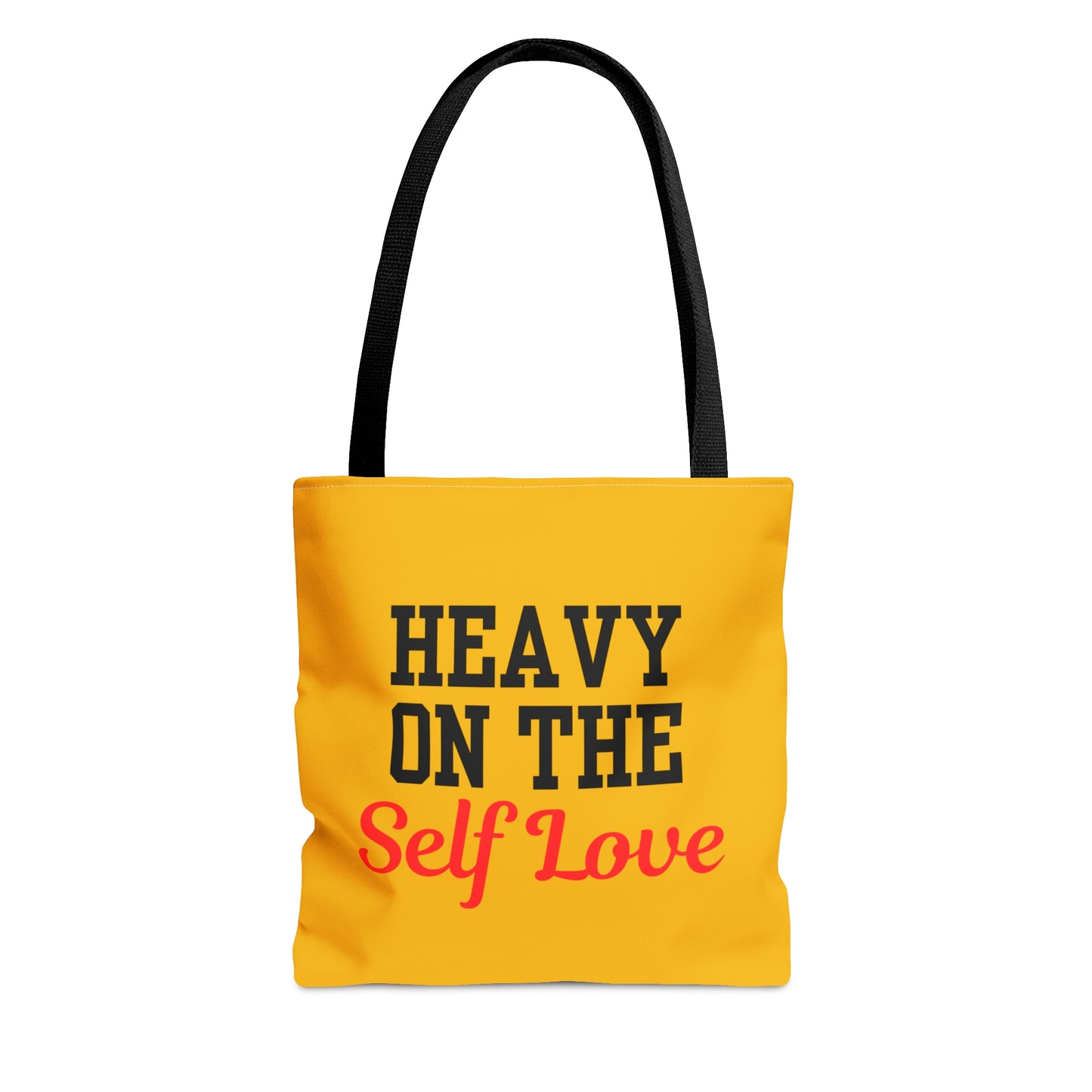 Heavy On The Self Love Tote Bag (Yellow)